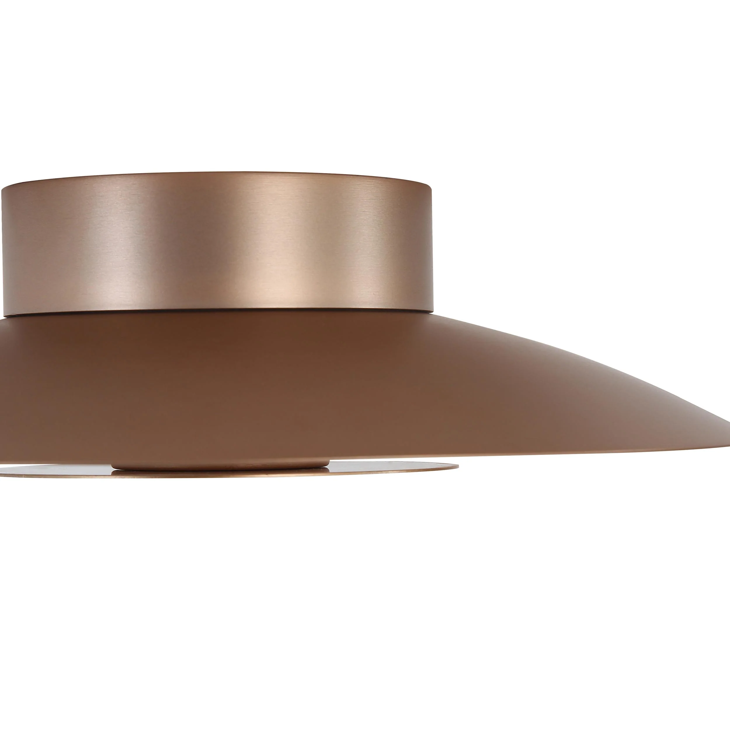 Luma Integrated LED Flush Mount in French Gold and French Gold shade - Image 6