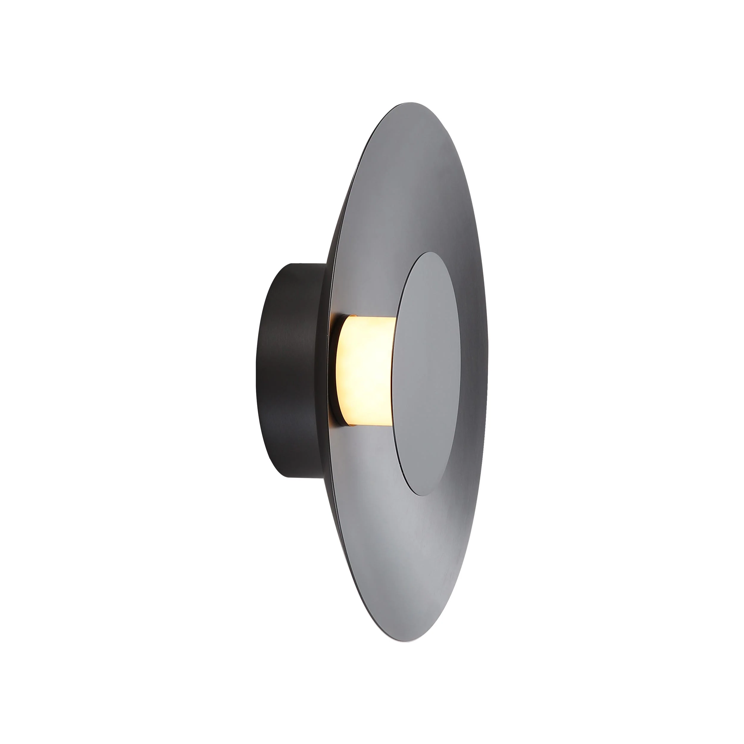 Luma Integrated LED Flush Mount in Graphite and Graphite shade - Image 5