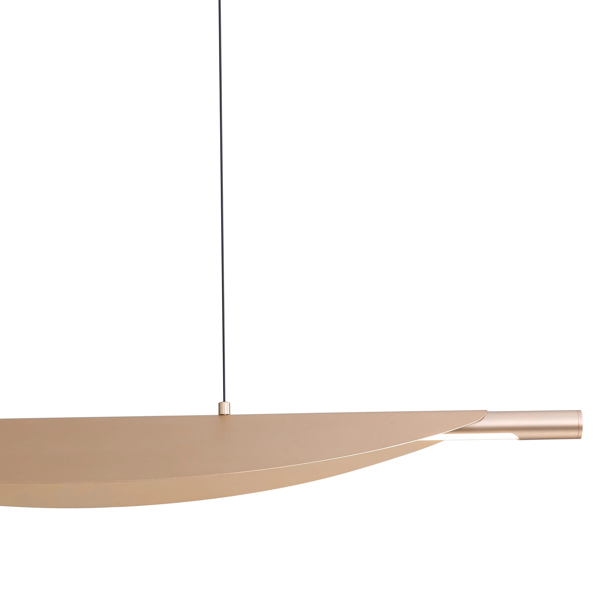 Luma Integrated LED Island Light in French Gold - Image 6