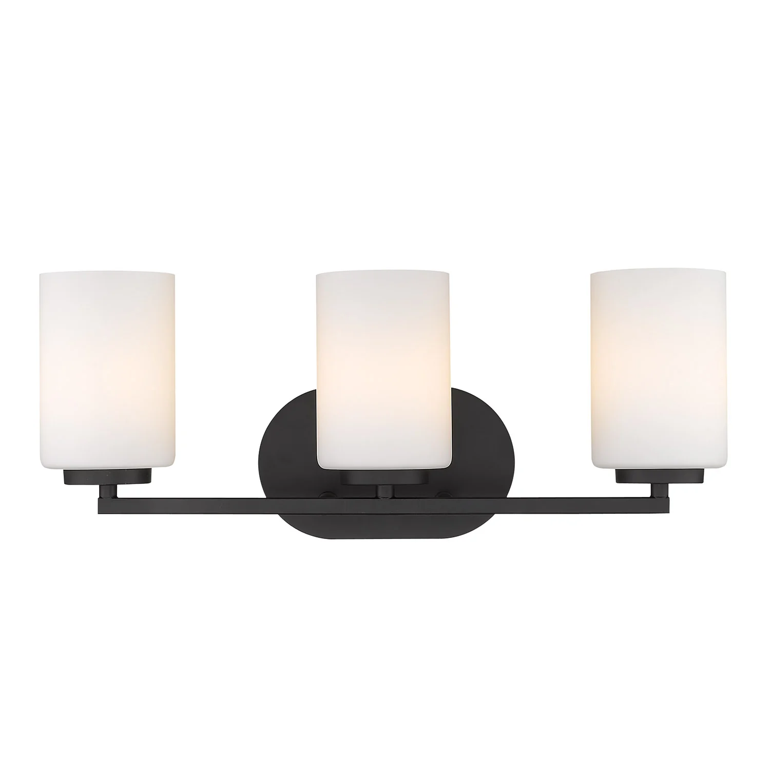 Manhattan 3-light Vanity in Matte Black - Image 3
