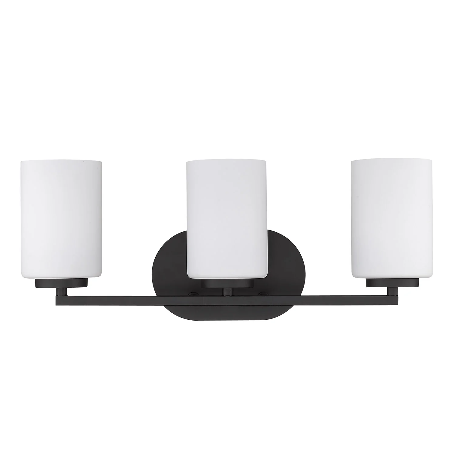 Manhattan 3-light Vanity in Matte Black - Image 4