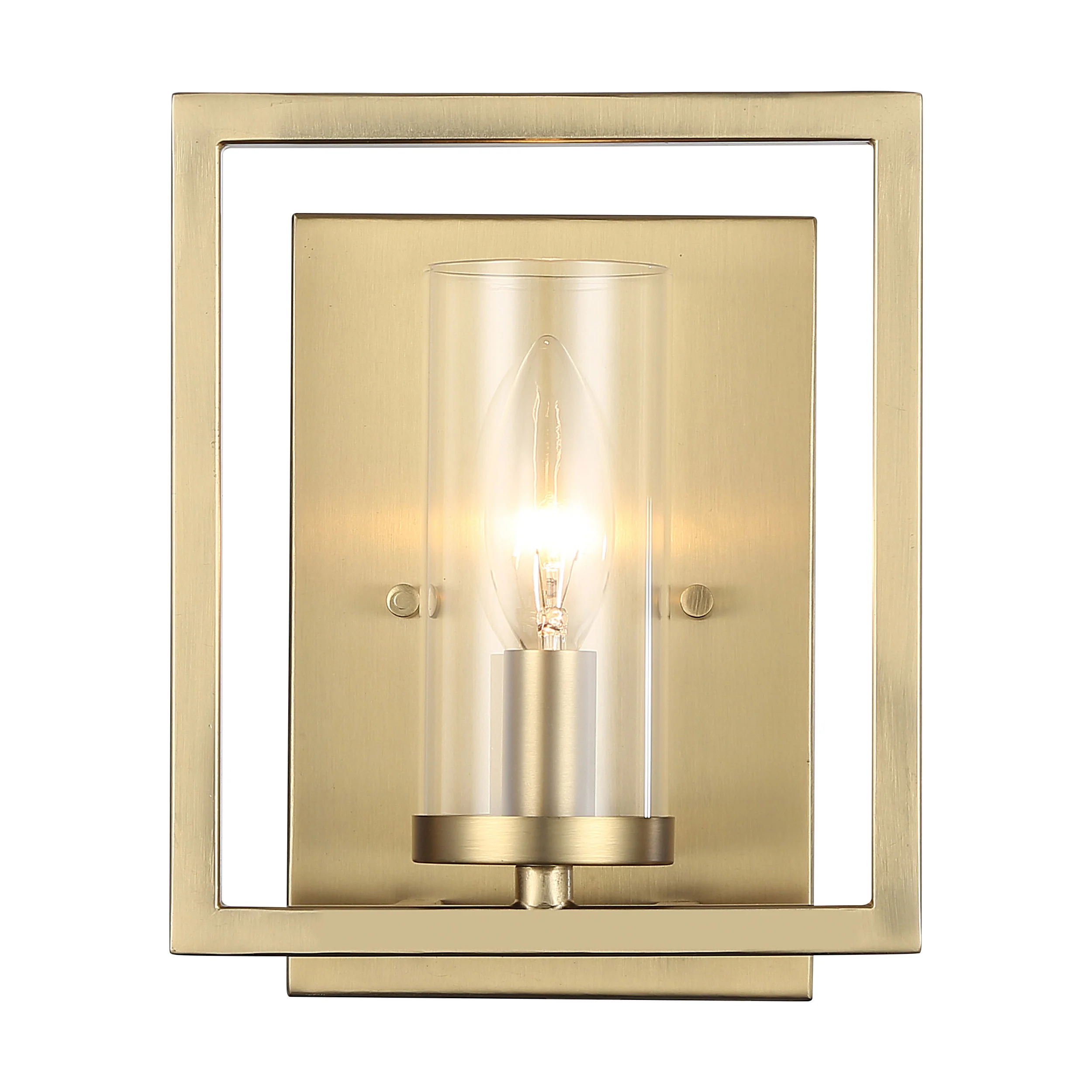 Marco 1-light Wall Sconce in Brushed Champagne Brass - Image 2