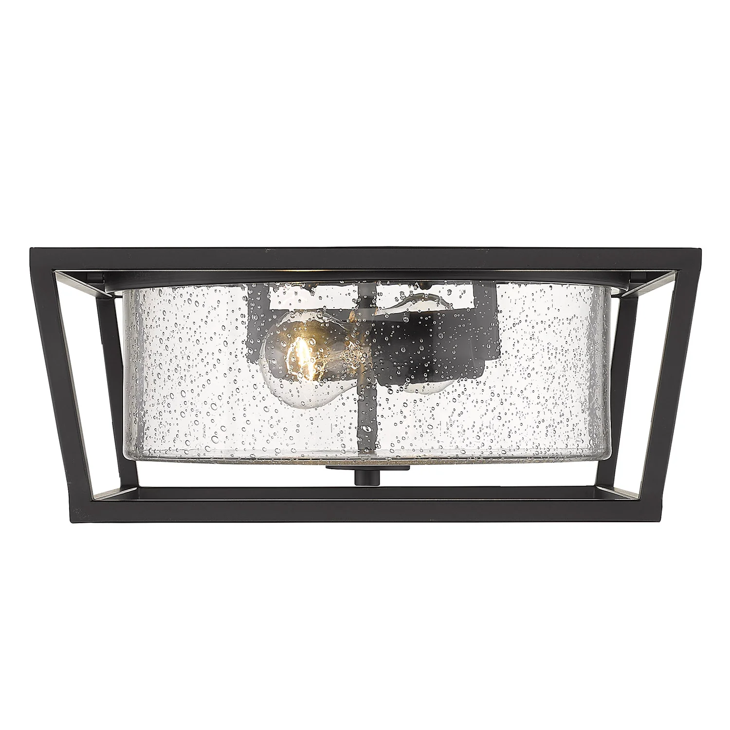 Mercer 2-light Flush Mount in Matte Black - Image 3
