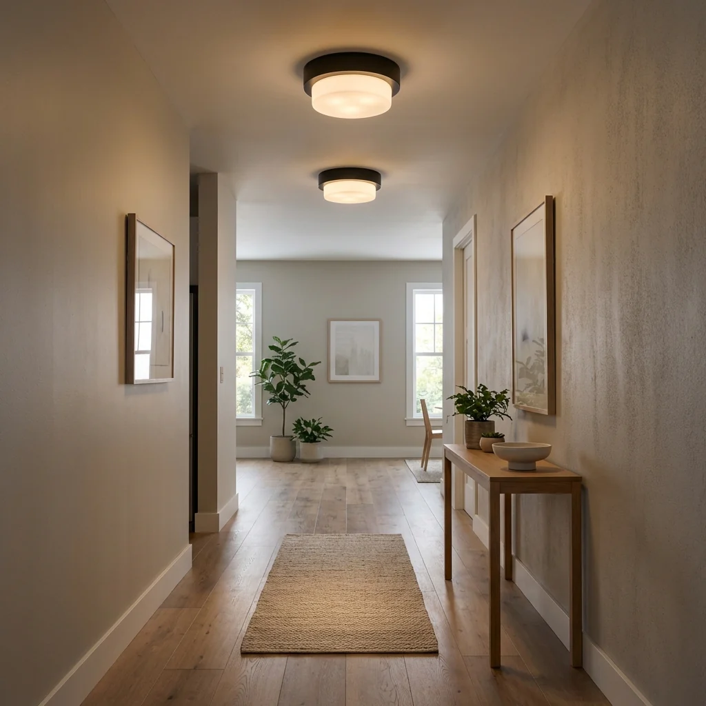Morgon 1-light Flush Mount in Matte Black - Image 4