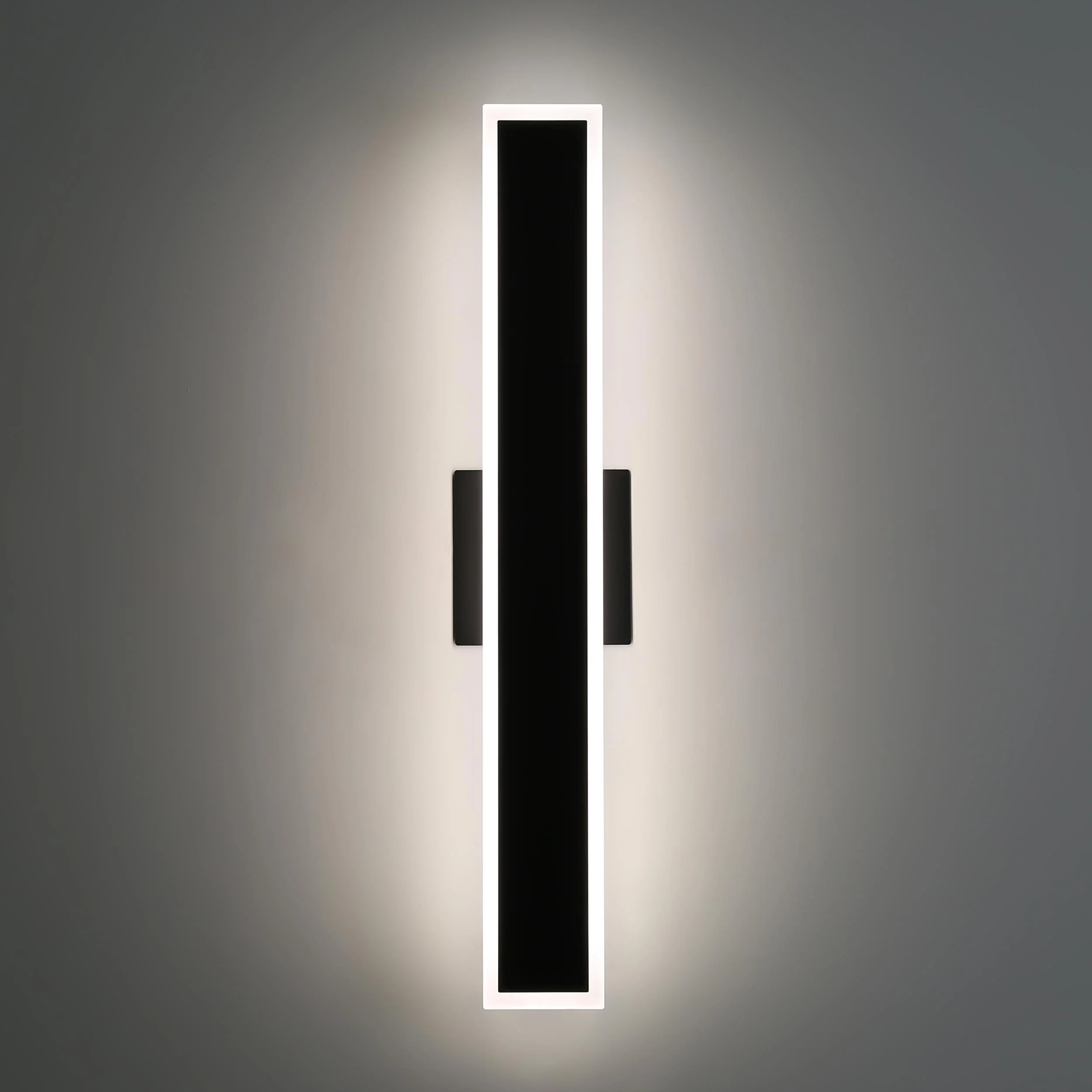 Obsidian Integrated LED 24in Outdoor Wall in Sand Black - Image 9