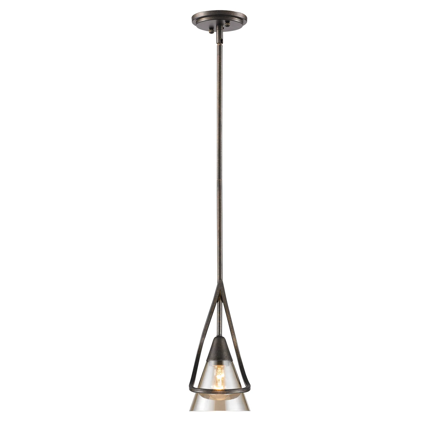 Olympia 1-light Pendant in Burnt Sienna - Image 2