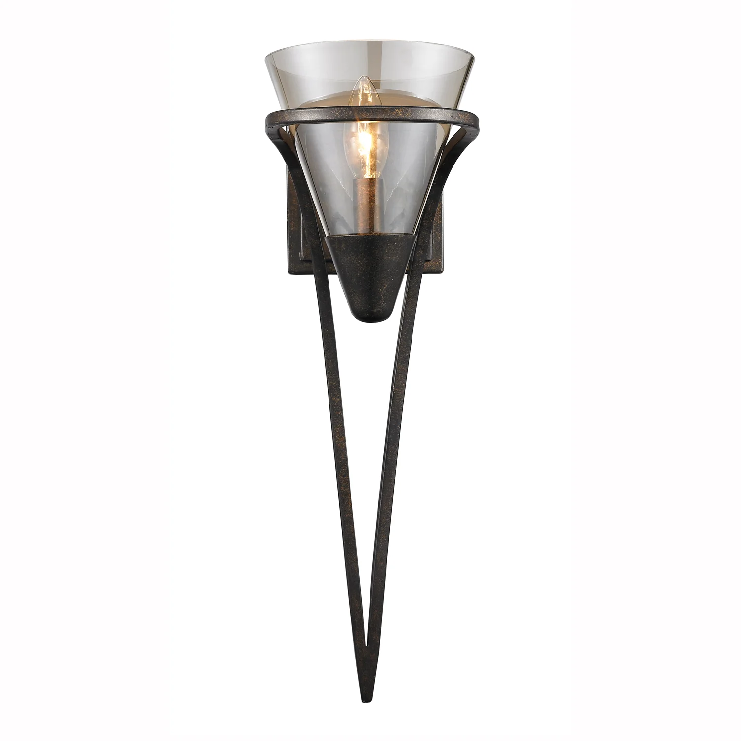 Olympia 1-light Wall Sconce in Burnt Sienna - Image 2