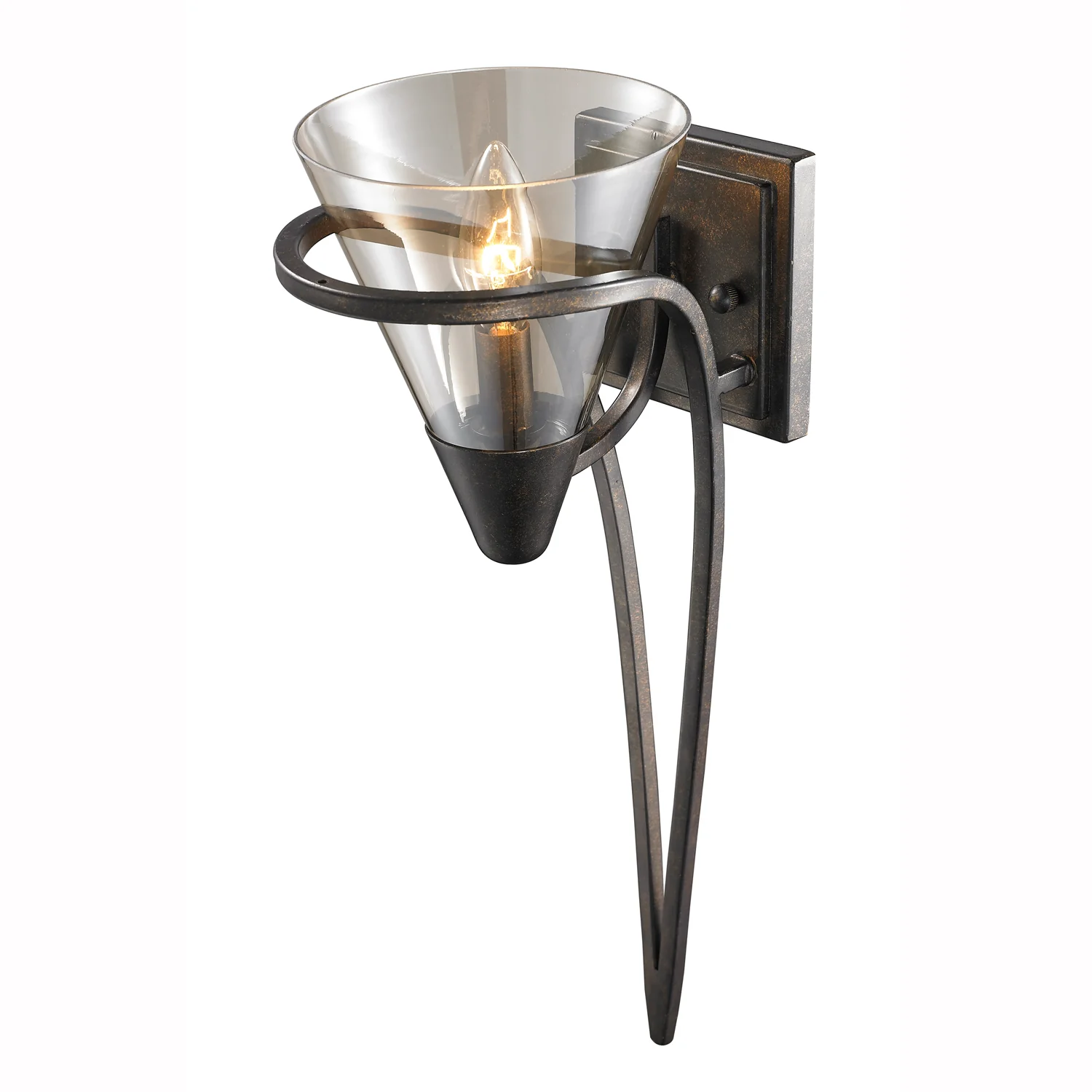 Olympia 1-light Wall Sconce in Burnt Sienna - Image 3