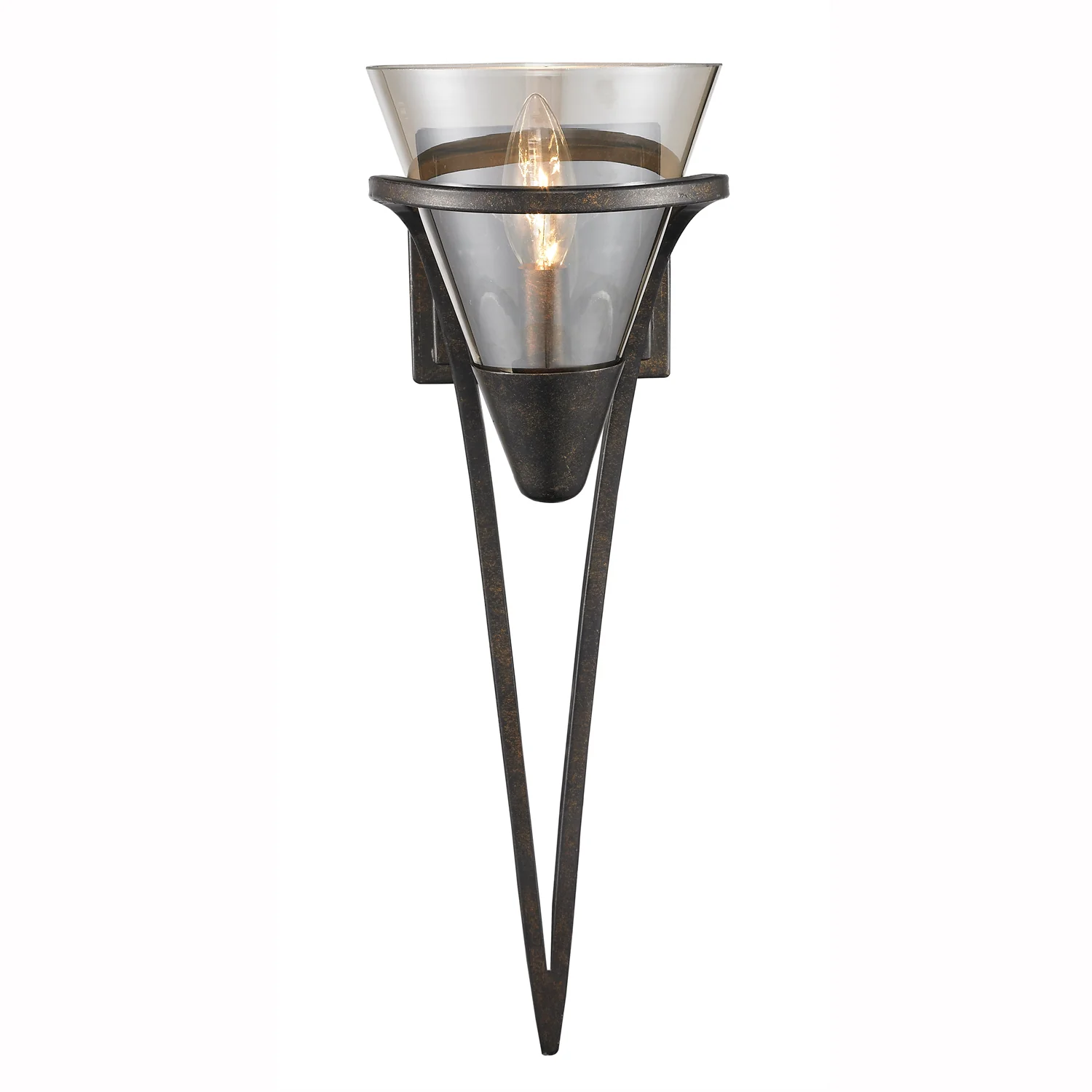 Olympia 1-light Wall Sconce in Burnt Sienna - Image 4