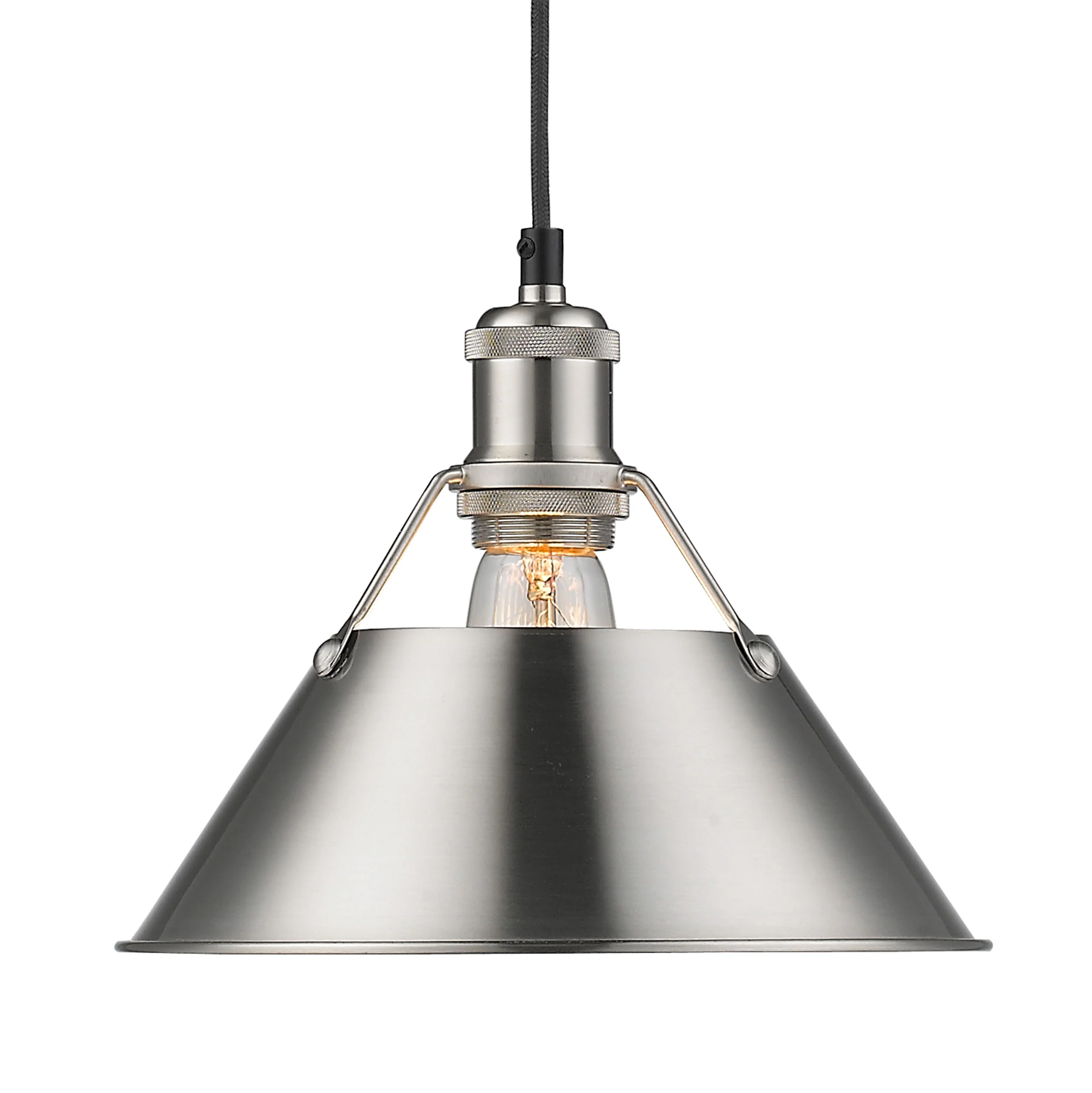 Orwell 1-light 10in Pendant in Pewter