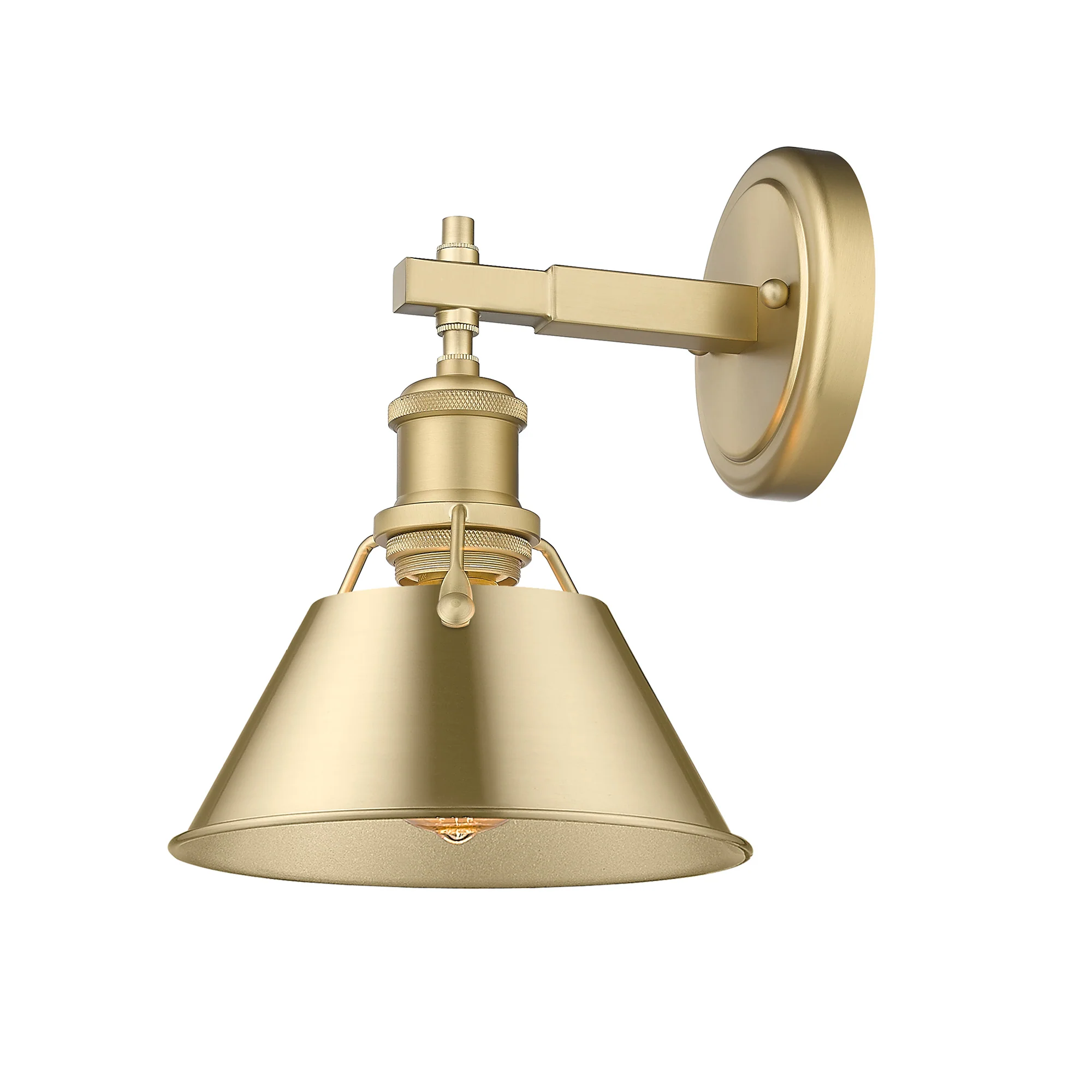 Orwell 1-light Vanity in Brushed Champagne Brass - Image 2