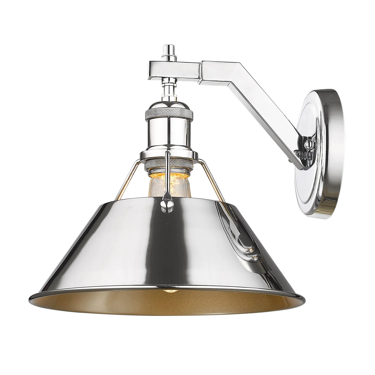 Orwell 1-light Wall Sconce in Chrome - Image 2