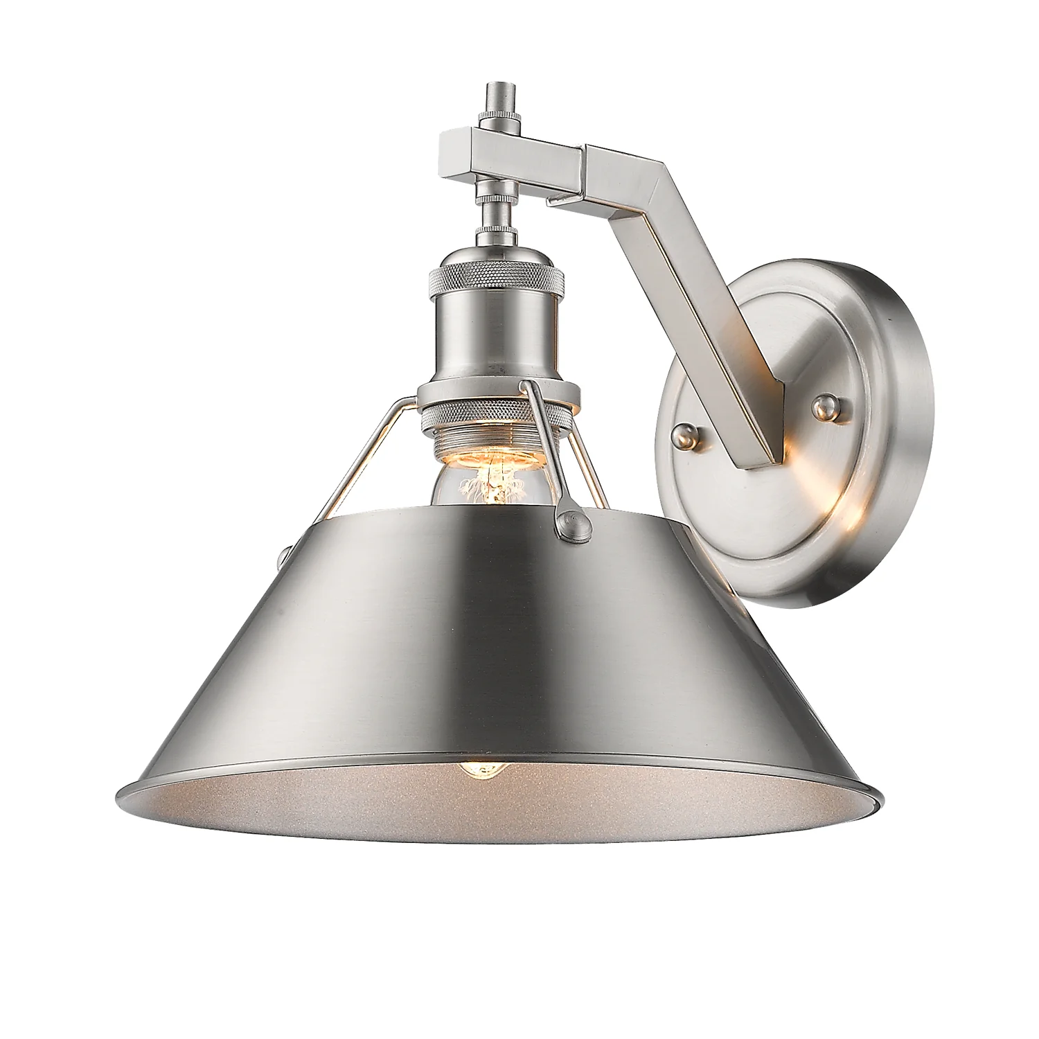 Orwell 1-light Wall Sconce in Pewter