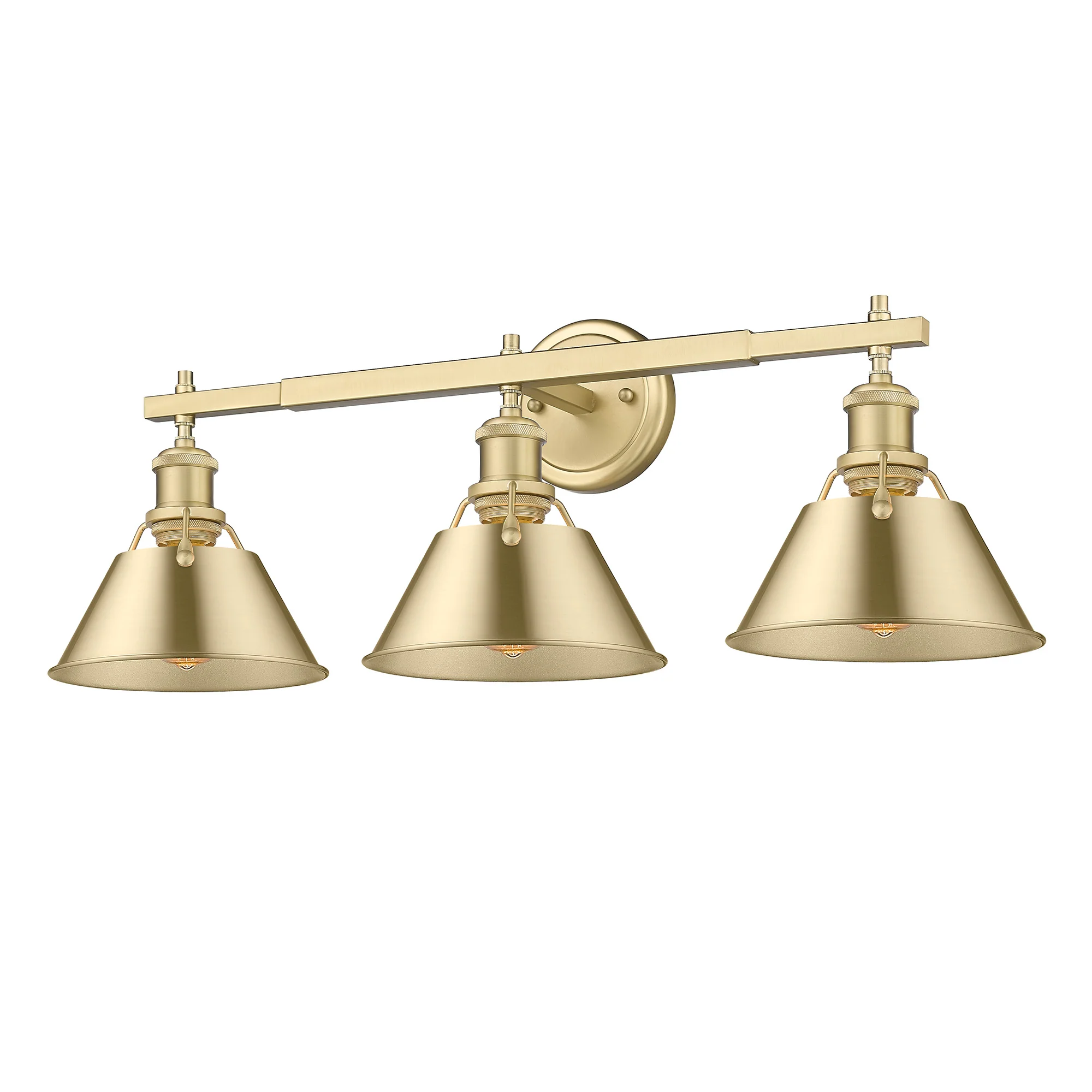 Orwell 3-light Vanity in Brushed Champagne Brass