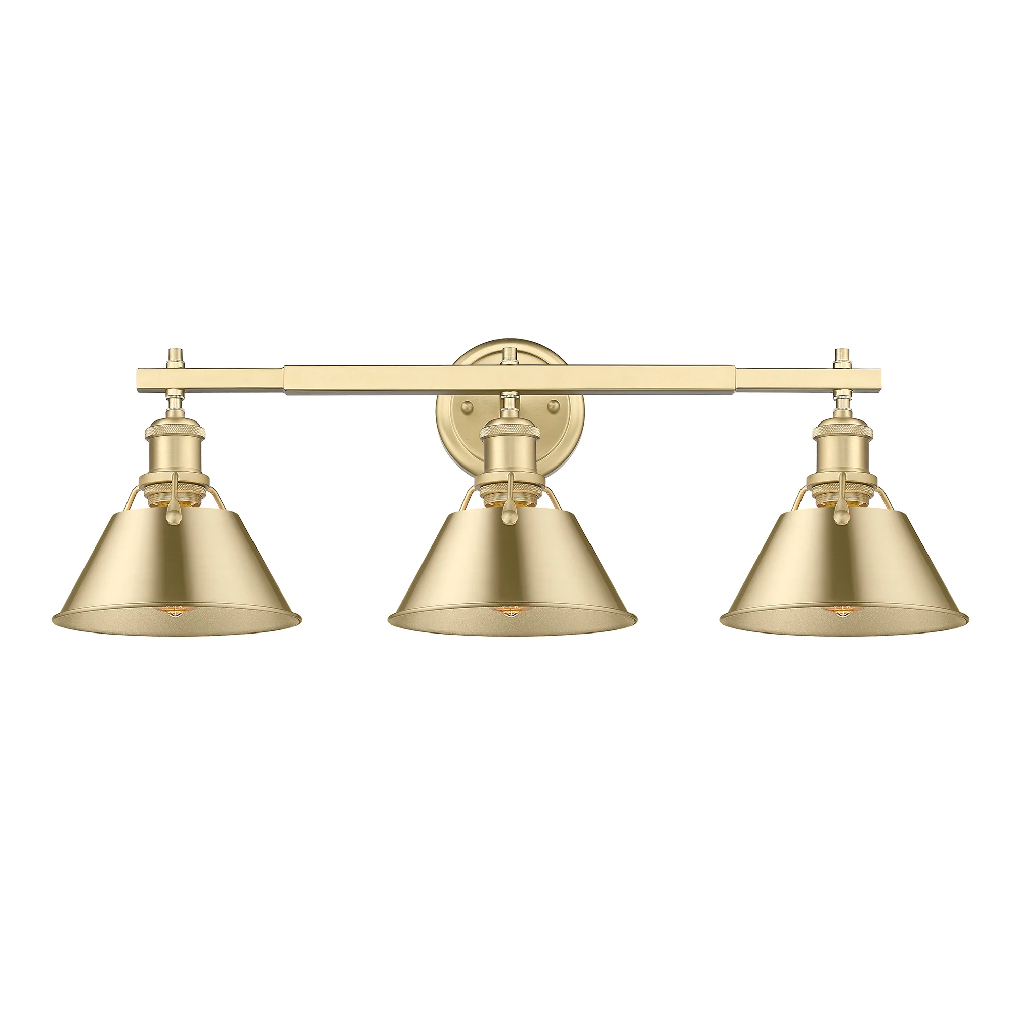 Orwell 3-light Vanity in Brushed Champagne Brass - Image 2