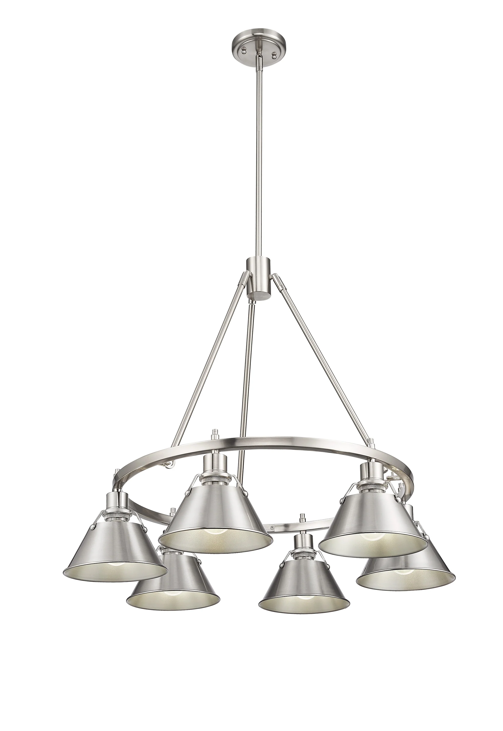 Orwell 6-light Chandelier in Pewter - Image 2