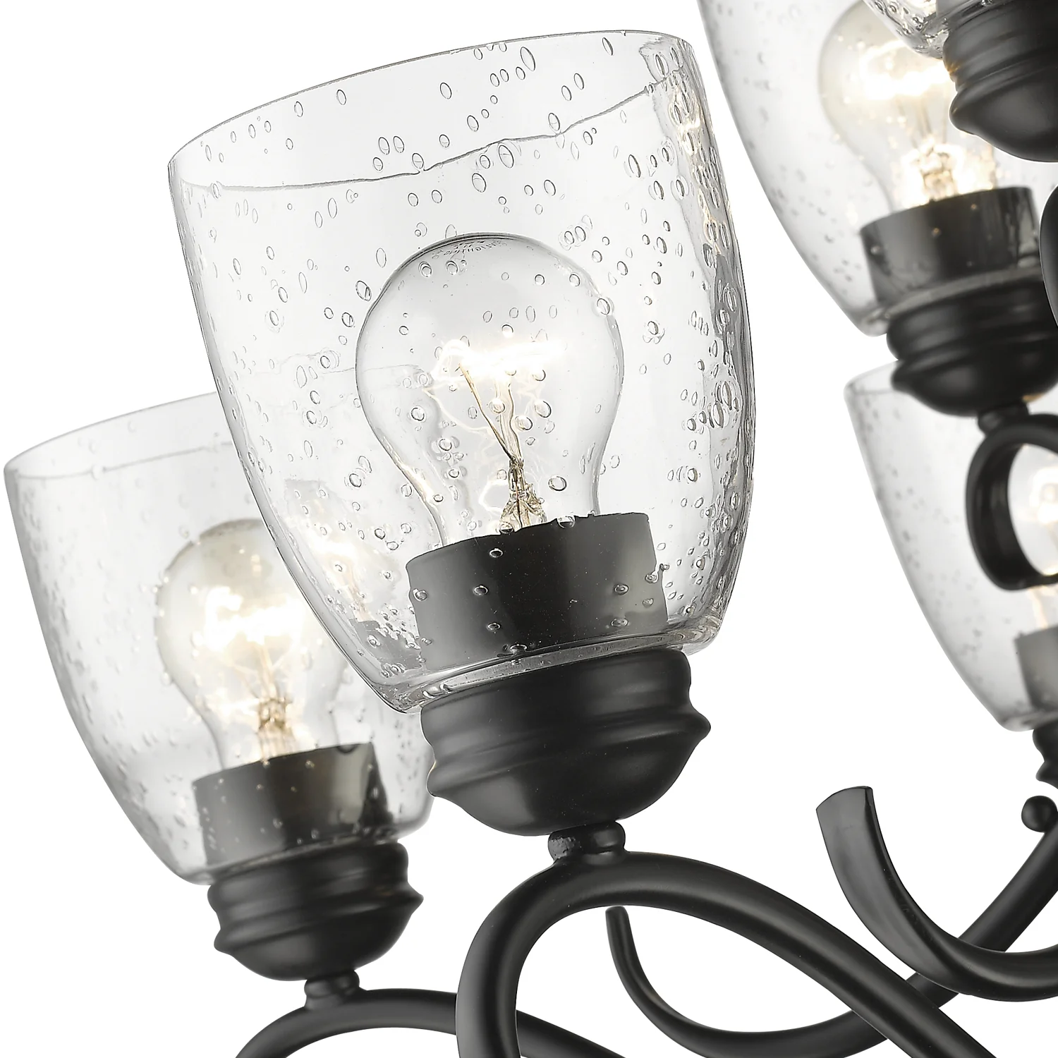 Parrish 9-light Chandelier in Matte Black - Image 3