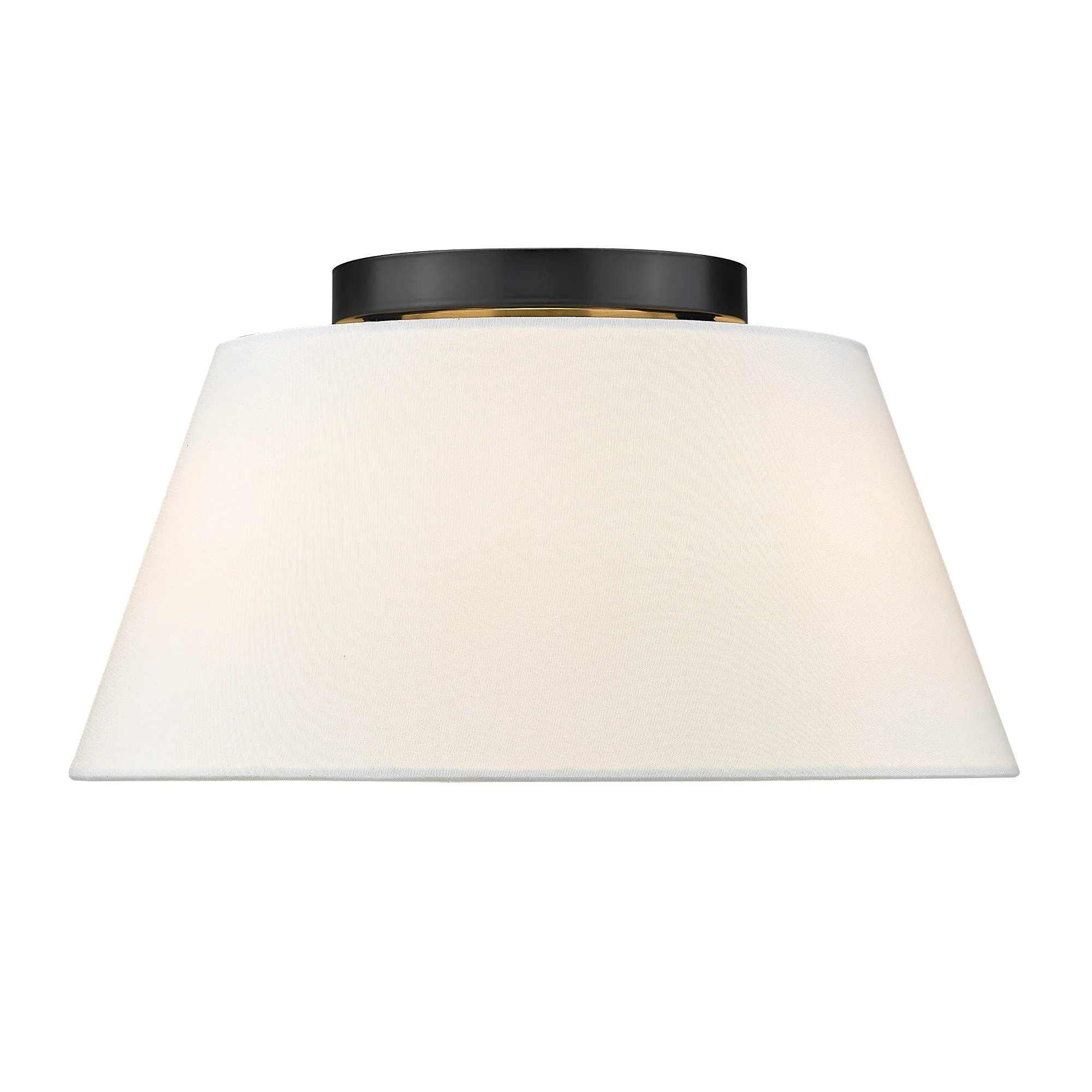 Penn 3-light Flush Mount in Matte Black - Image 3