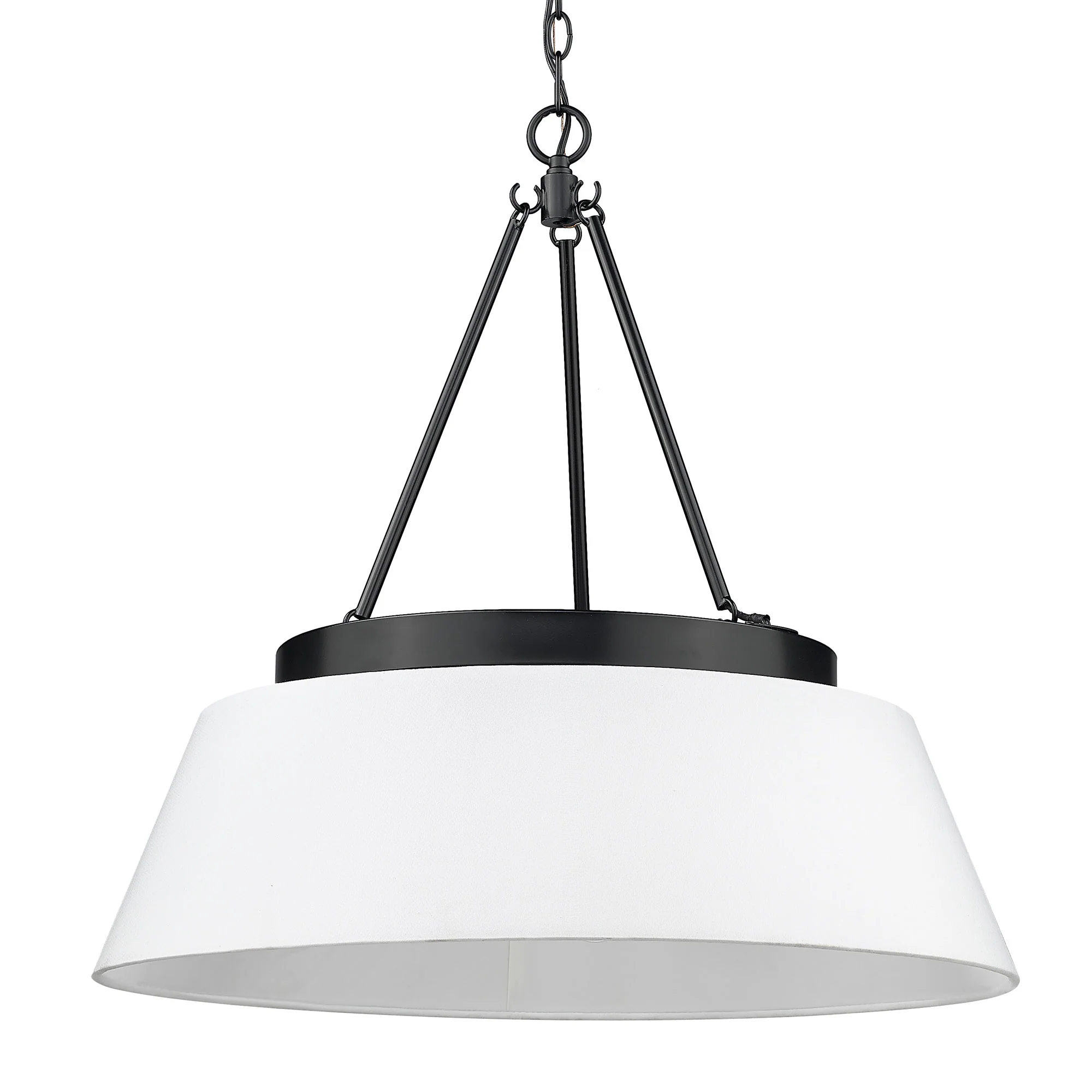 Penn 6-light Chandelier in Matte Black - Image 3