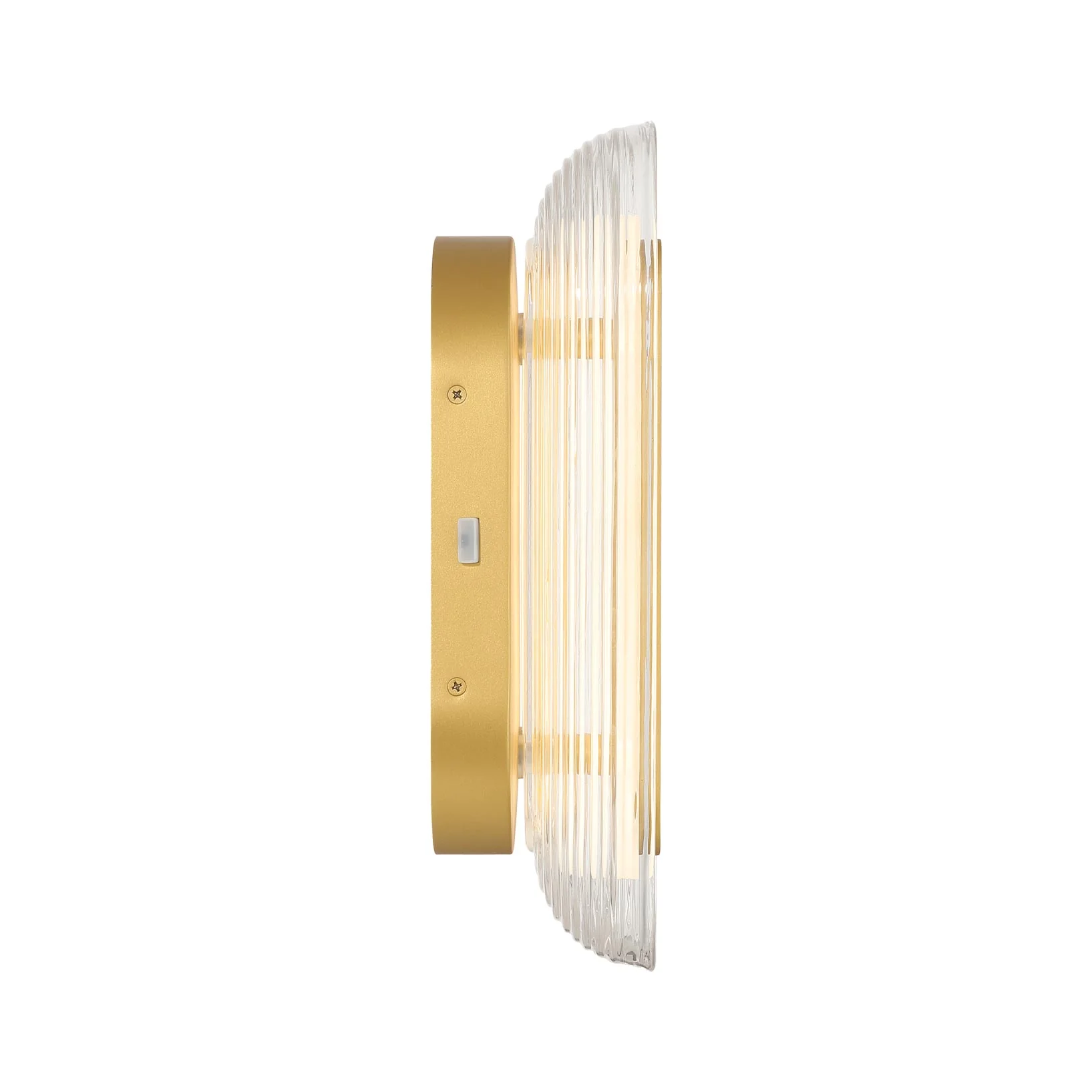 Plexus Integrated LED 13" Outdoor Wall in Satin Brushed Gold - Image 6
