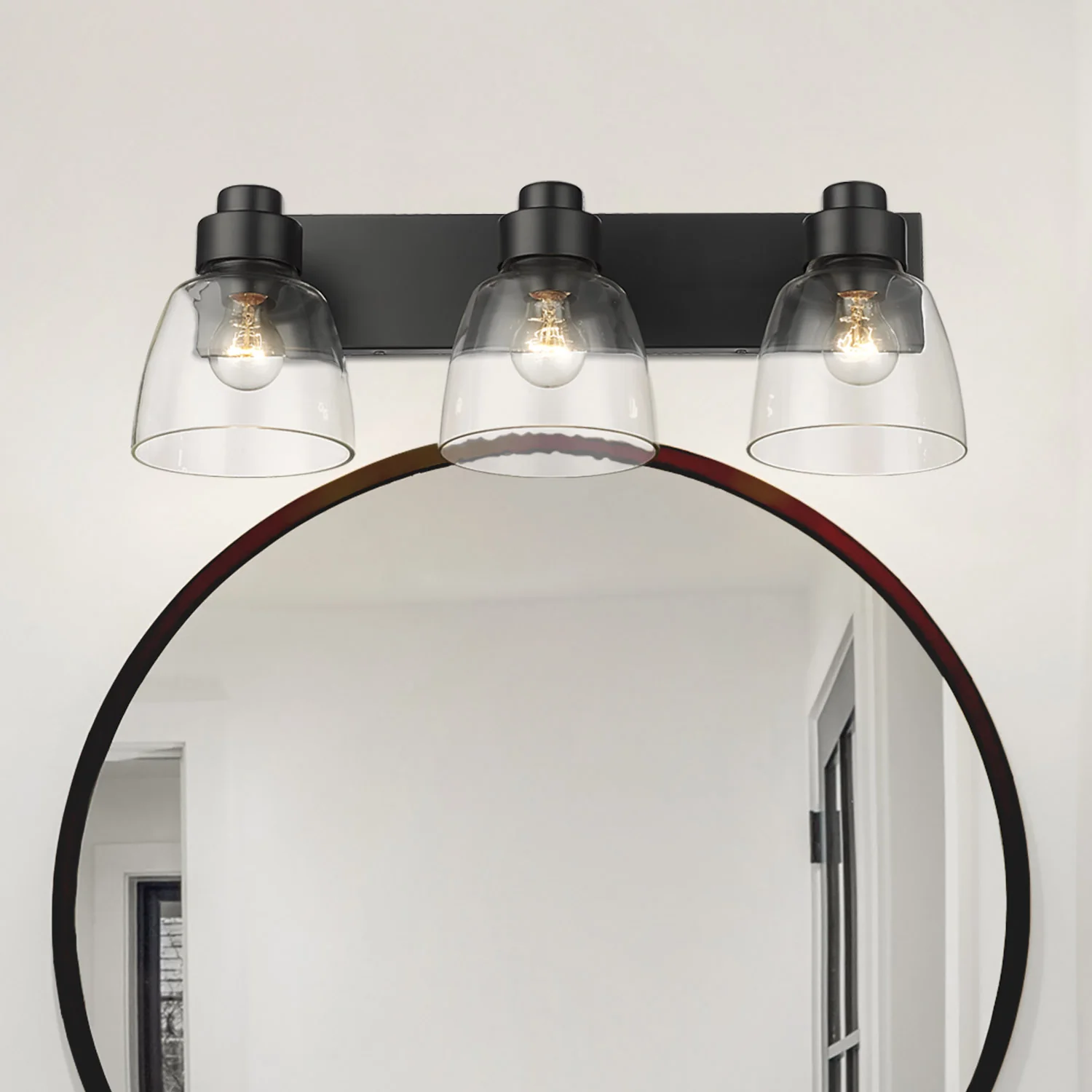Remy 3-light Vanity in Matte Black - Image 6