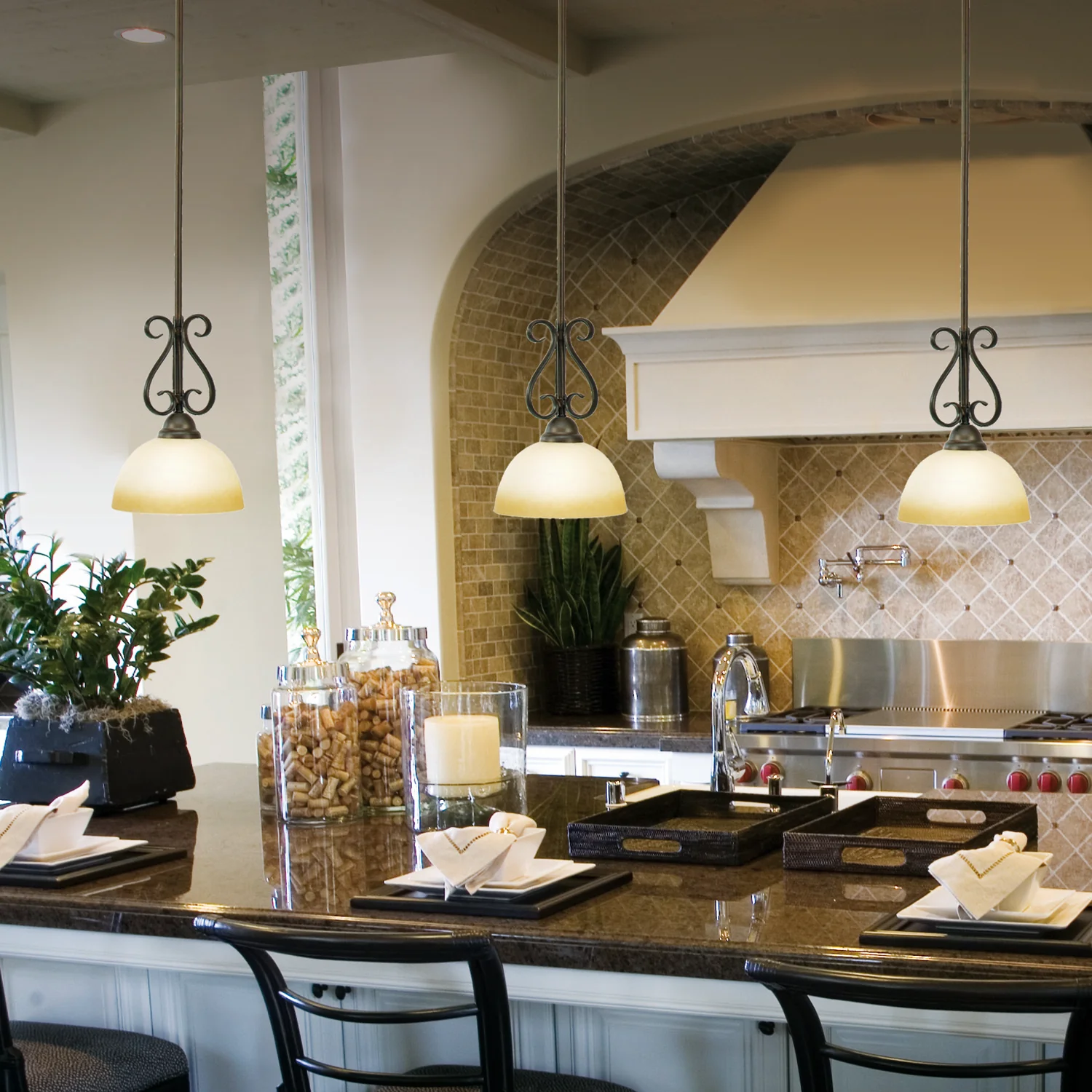 Riverton 1-light Pendant in Peppercorn - Image 3