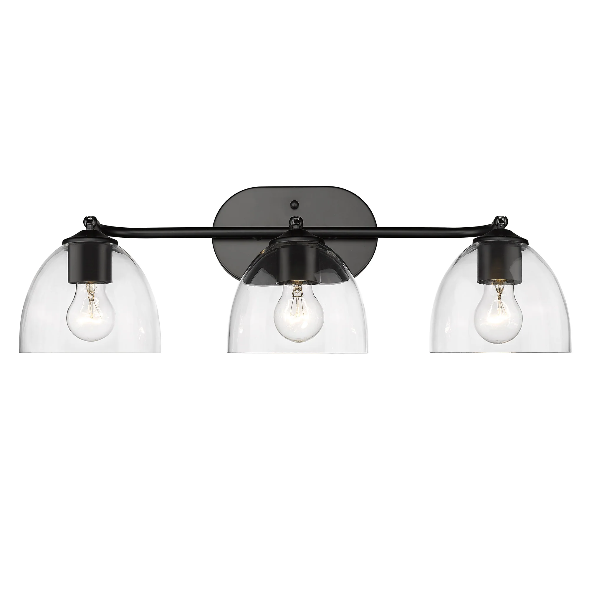 Roxie 3-light Vanity in Matte Black - Image 2