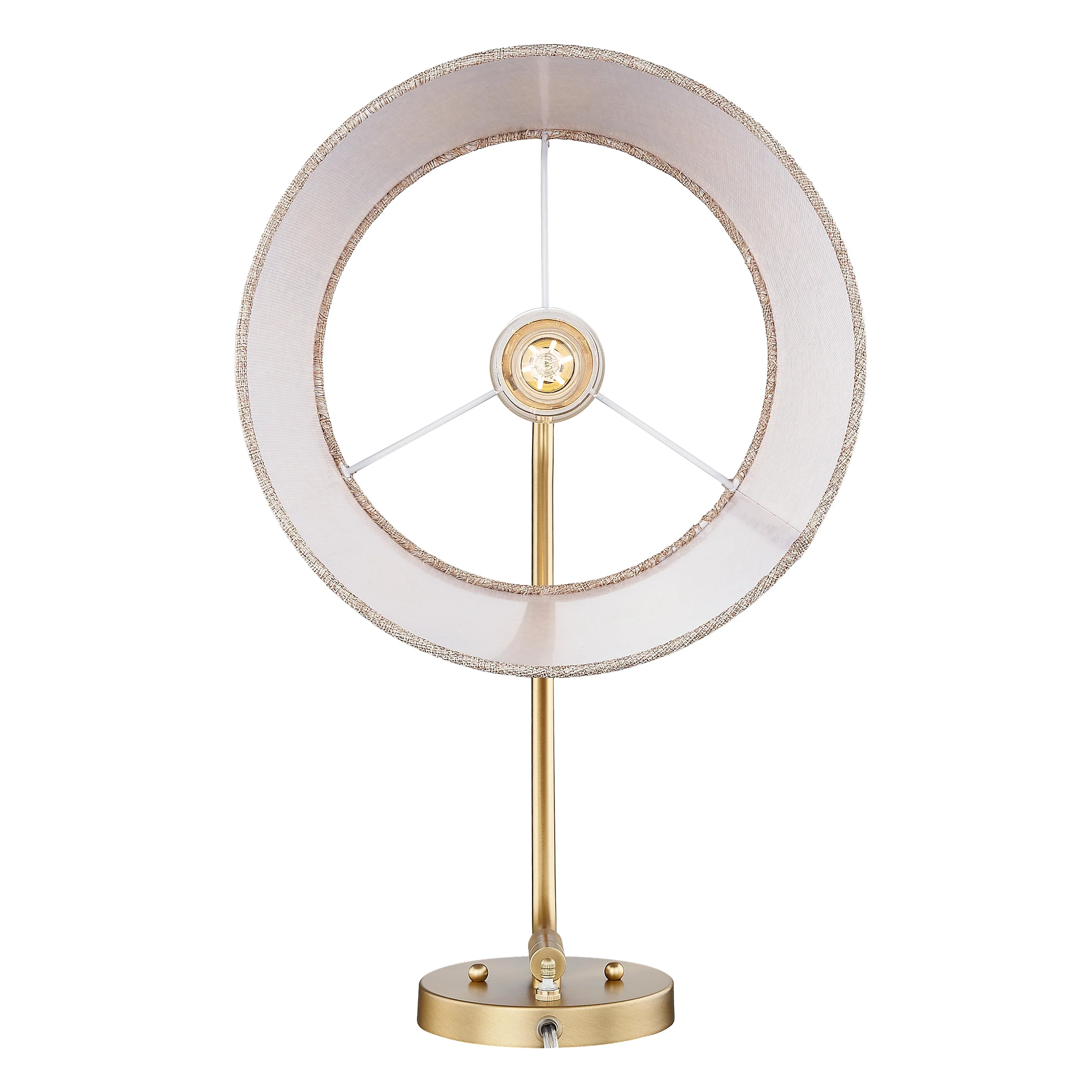 Ryleigh 1-light Swing Arm in Brushed Champagne Brass and Natural Sisal shade - Image 12