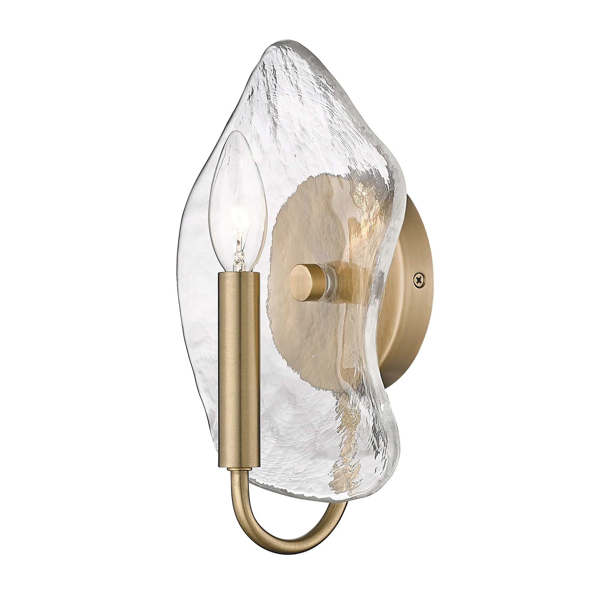 Samara 1-light Wall Sconce in Modern Brass - Image 3