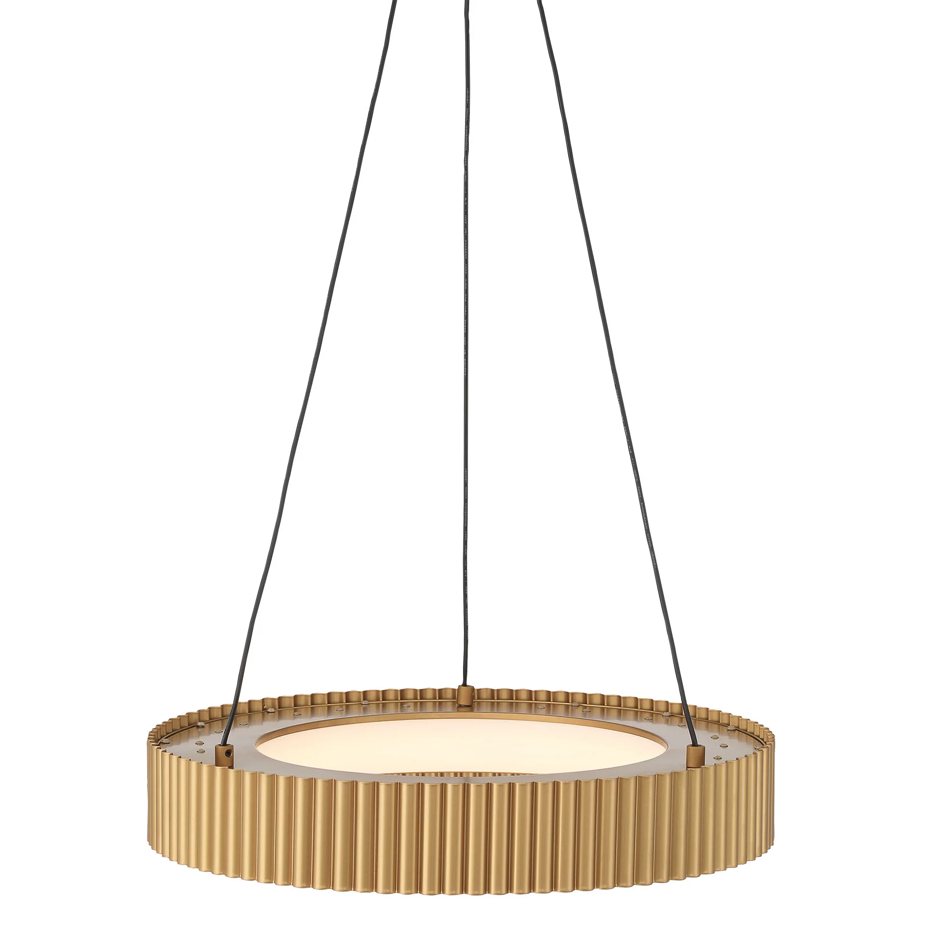 Sashay Integrated LED 20" Pendant in Honey Gold - Image 5