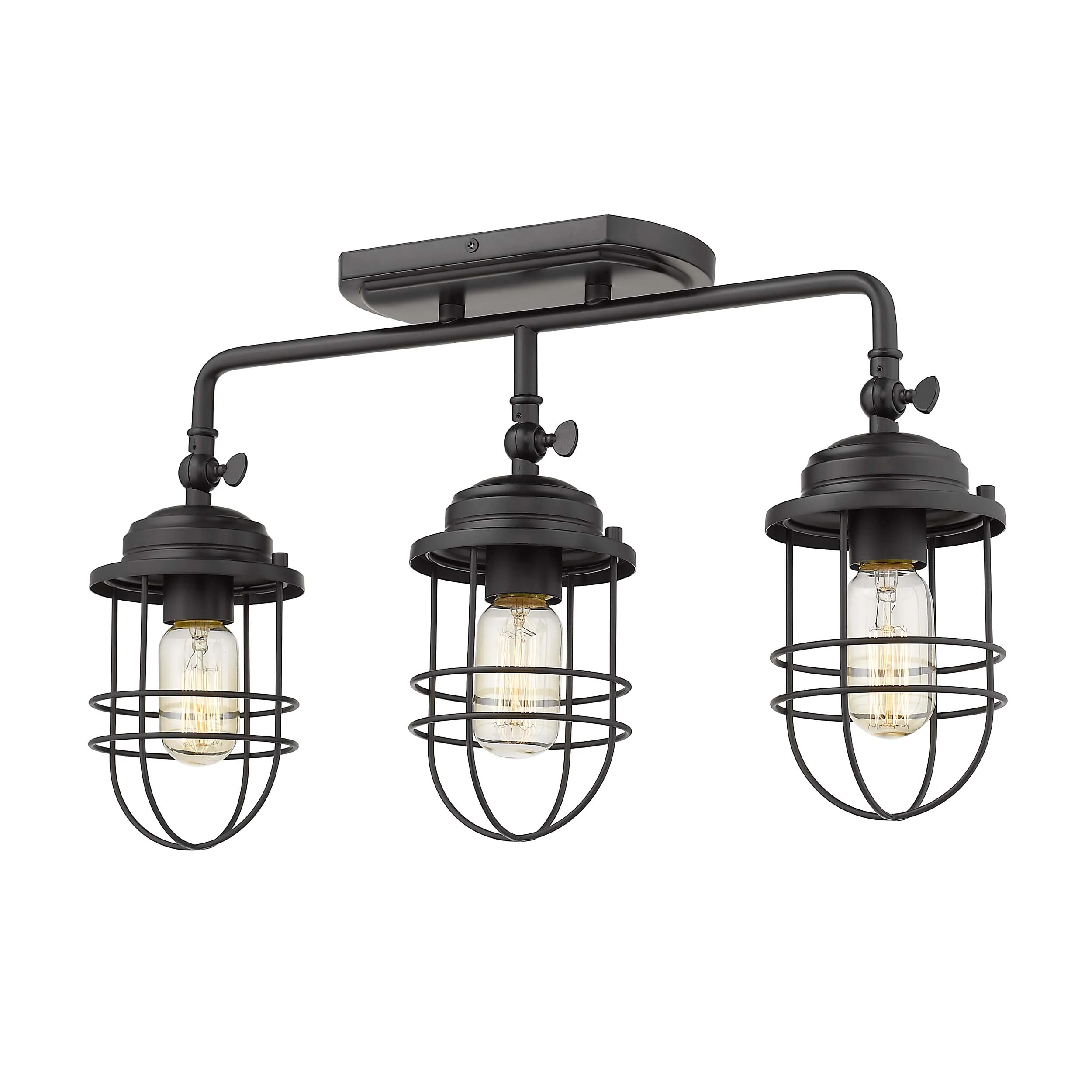 Seaport 3-light Vanity in Matte Black - Image 2