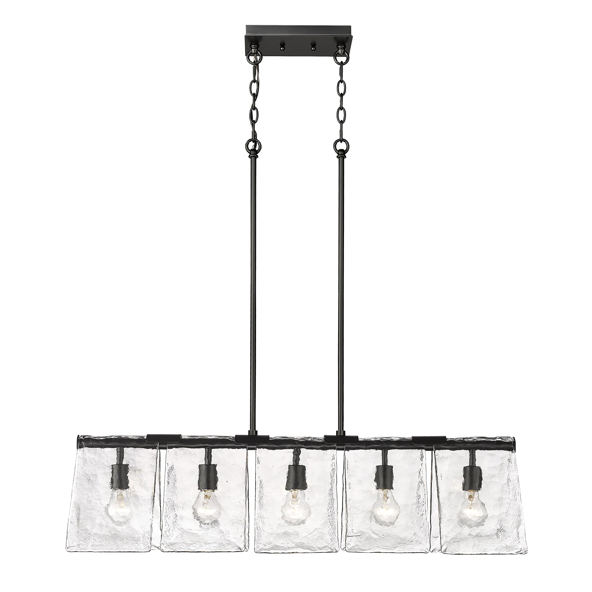 Serenity 5-light Island Light in Matte Black - Image 2