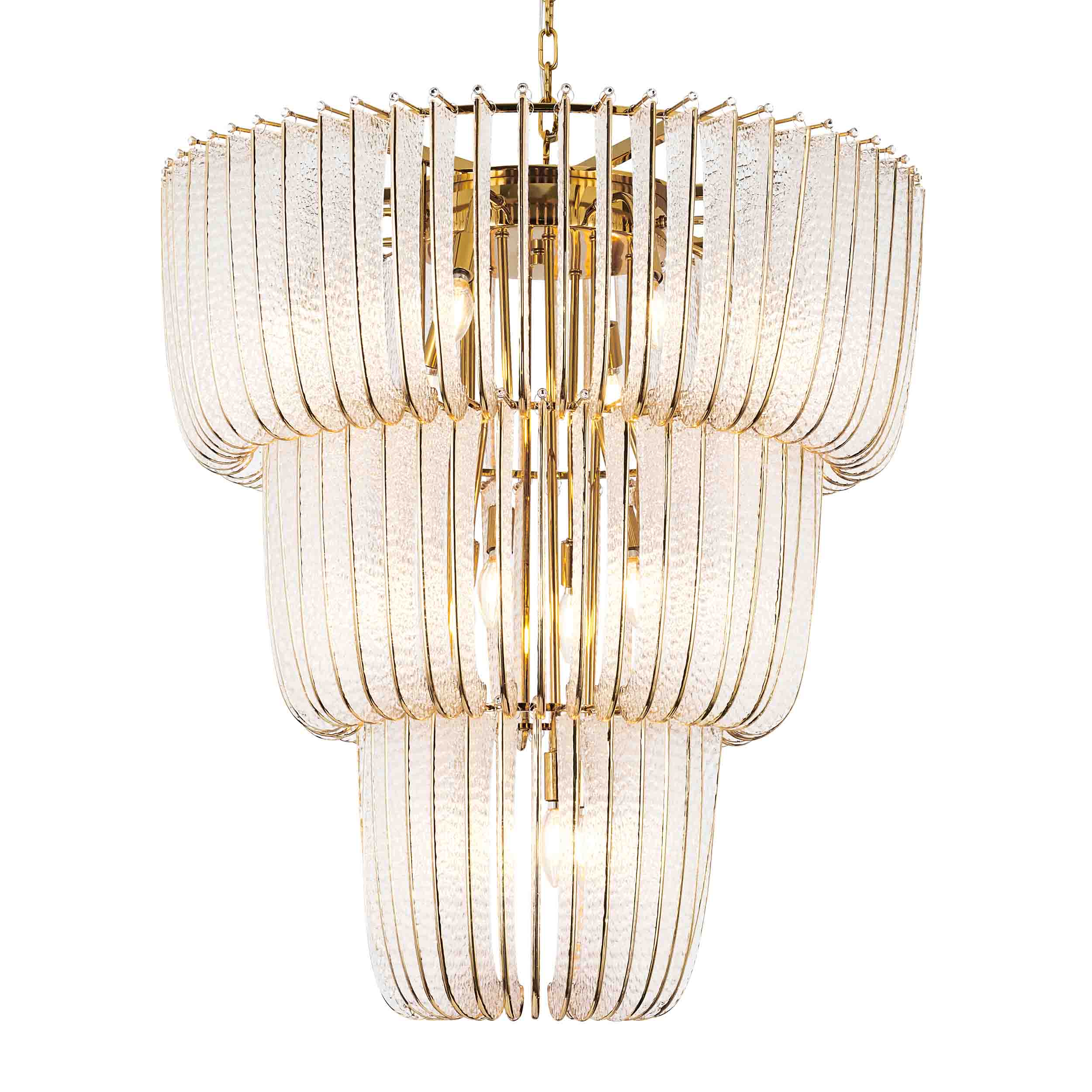 Shahi 17-light Chandelier in Titanium Gold