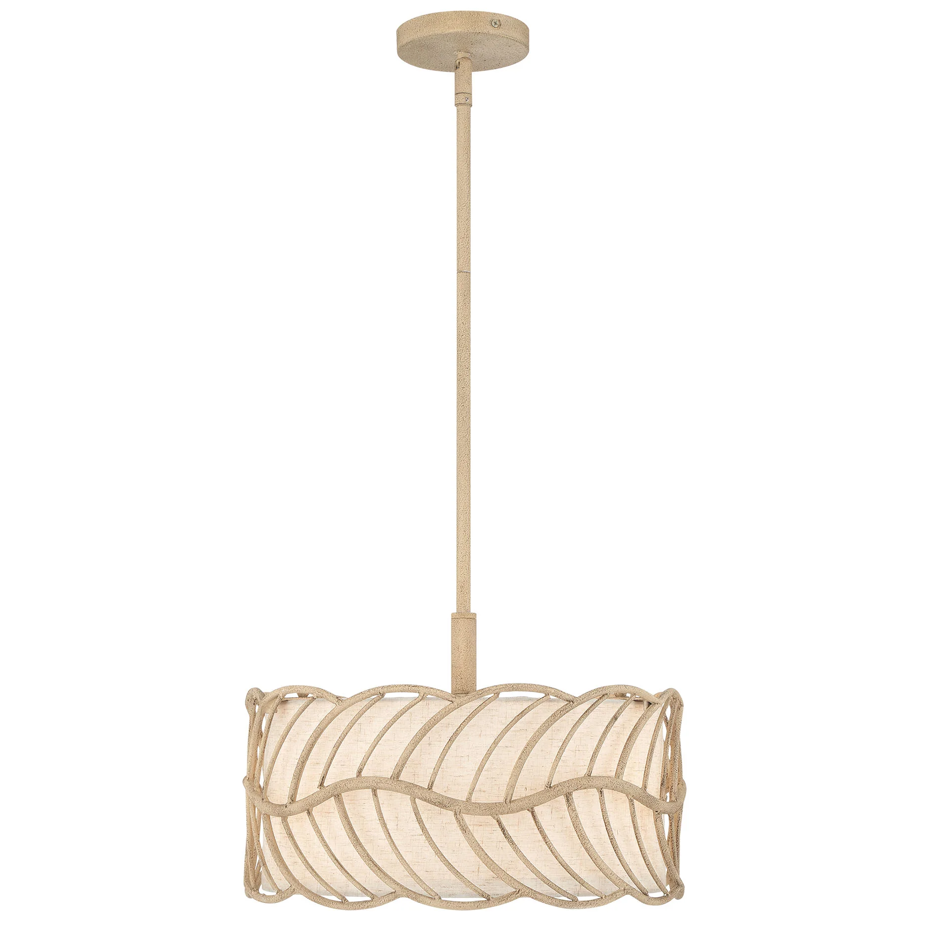 Simbolo 3-light Pendant in Almond - Image 4