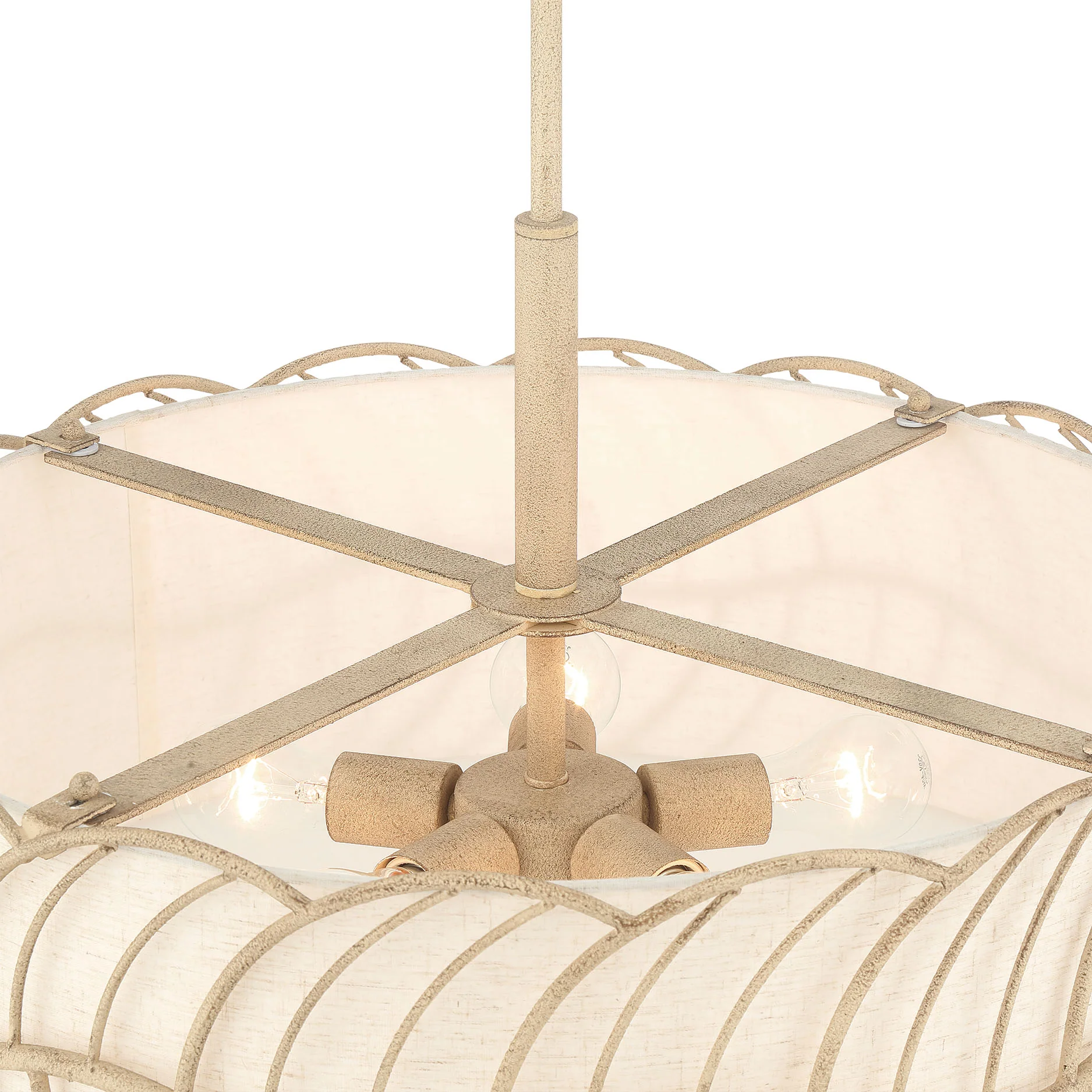 Simbolo 5-light Pendant in Almond - Image 10