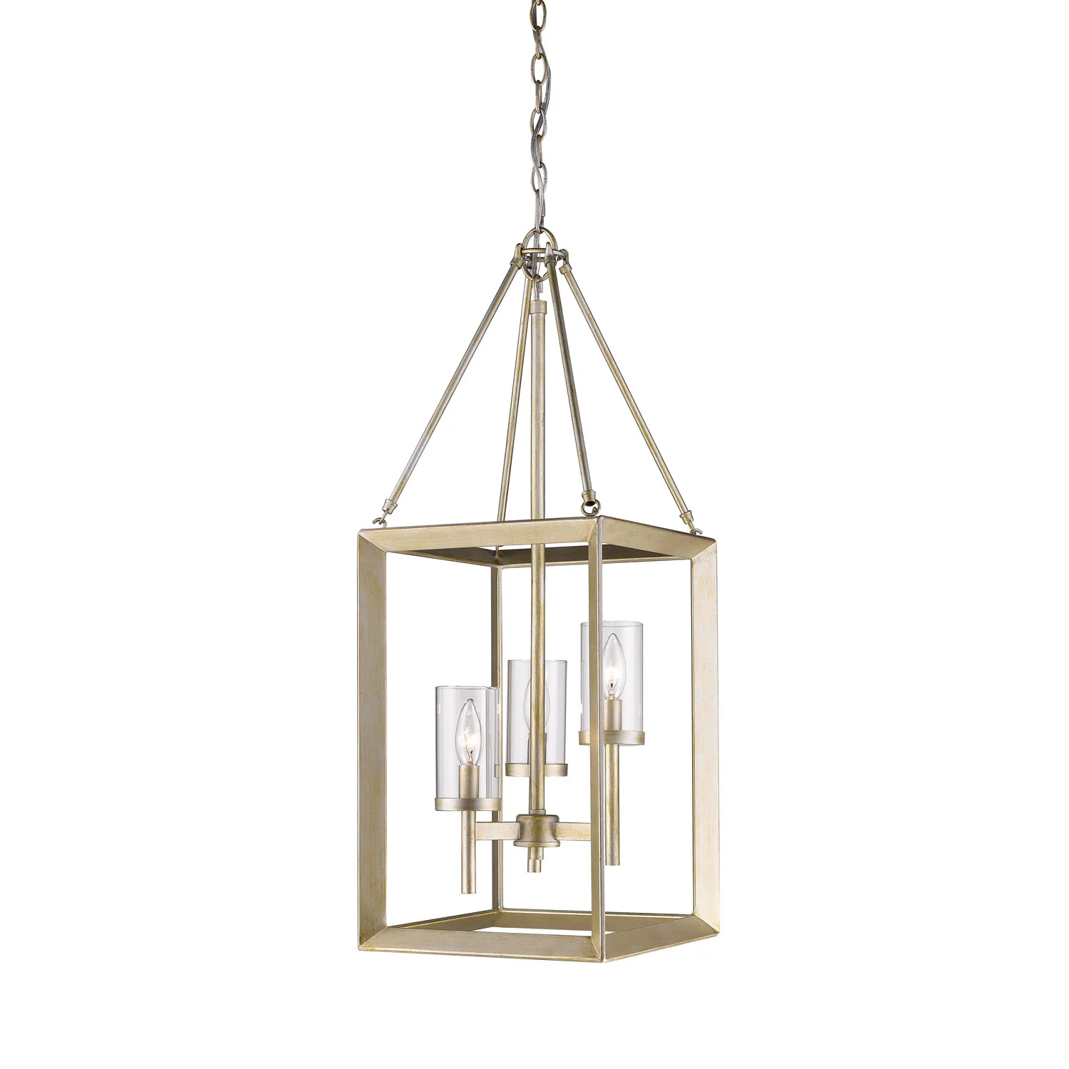 Smyth 3-light Pendant in White Gold