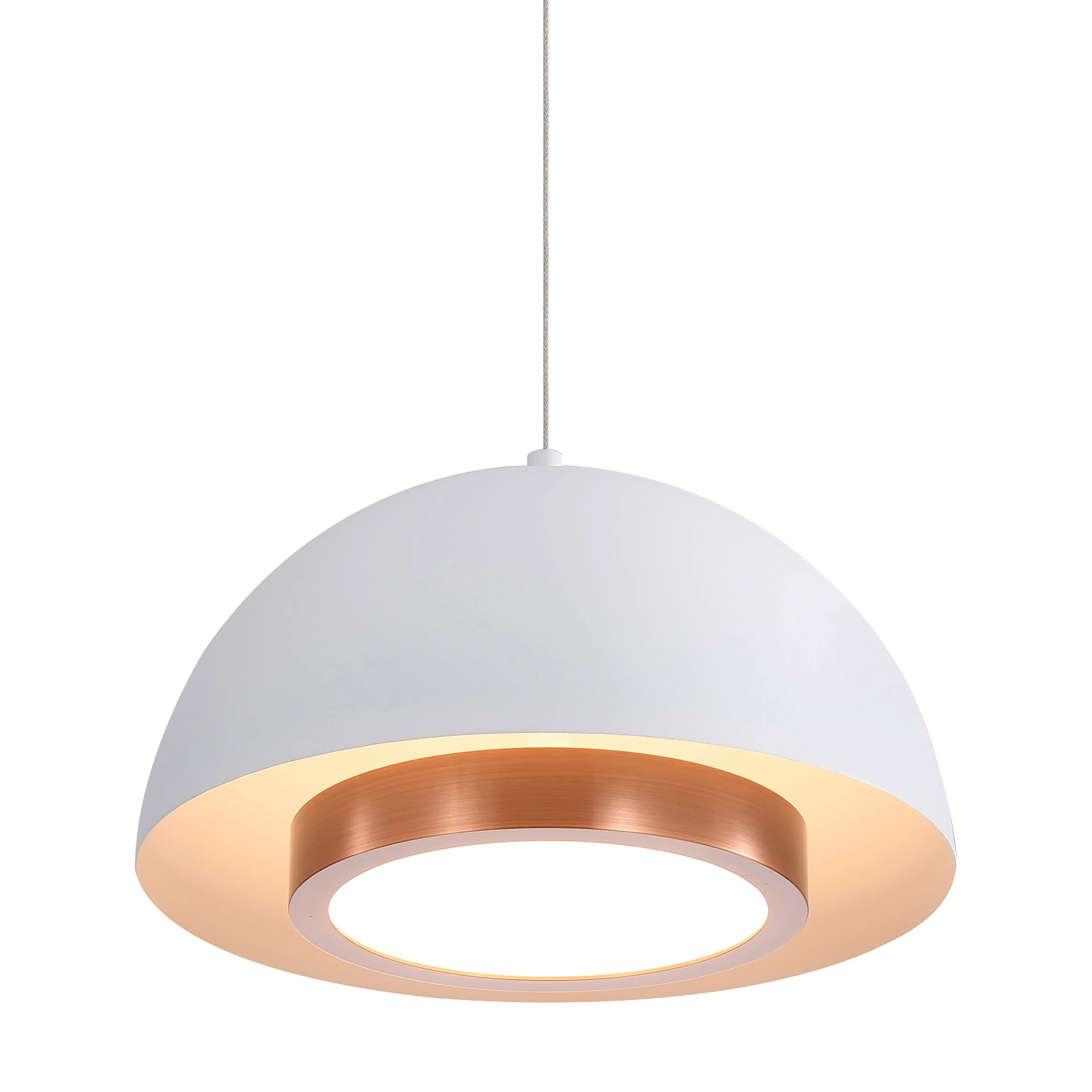 Solsken Integrated LED 7in Pendant in Sand White - Image 4