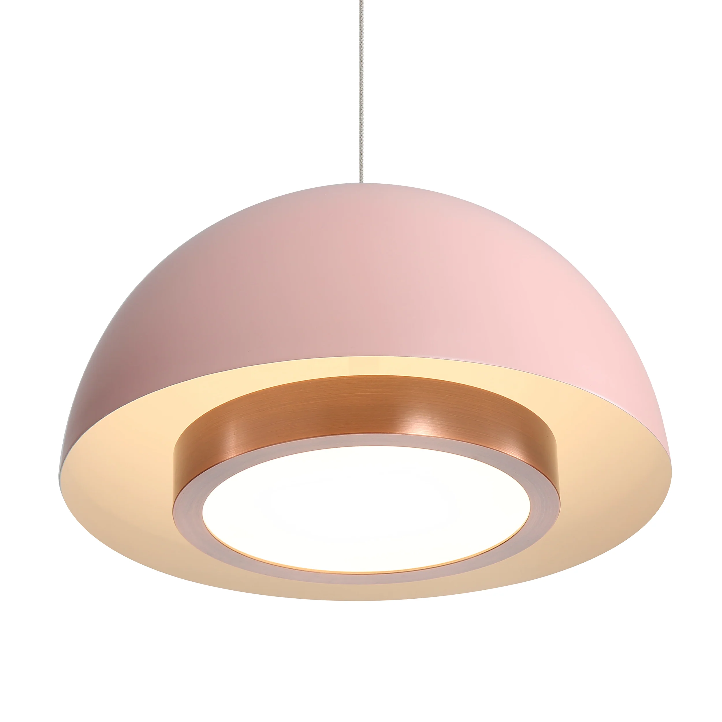 Solsken Integrated LED 12in Pendant in Dusty Rose - Image 4