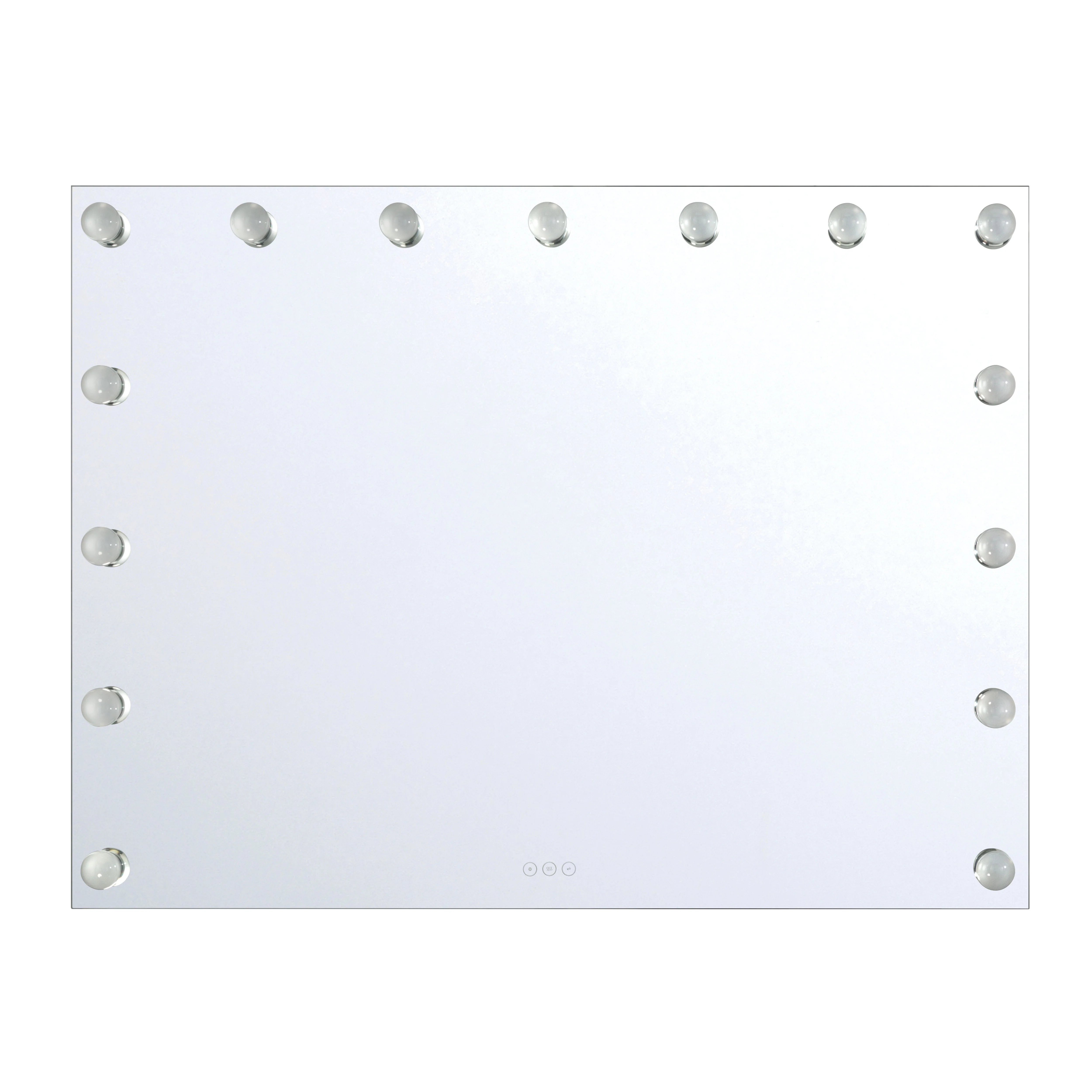 Starlight LED 48in Mirror with Clear Acrylic Globe Diffusers - Image 2