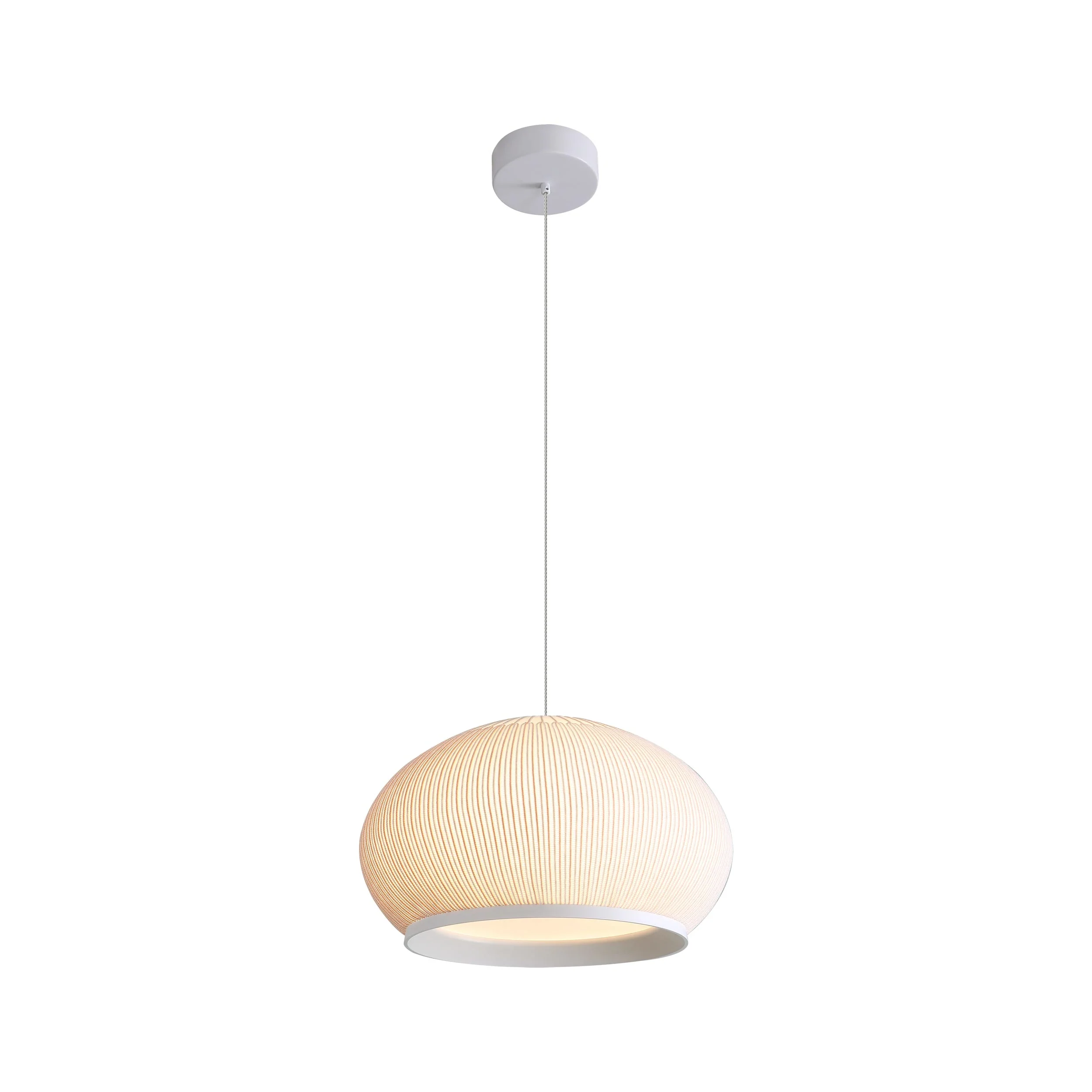 Tela Integrated LED 11in Pendant in Sand Yellow - Image 3