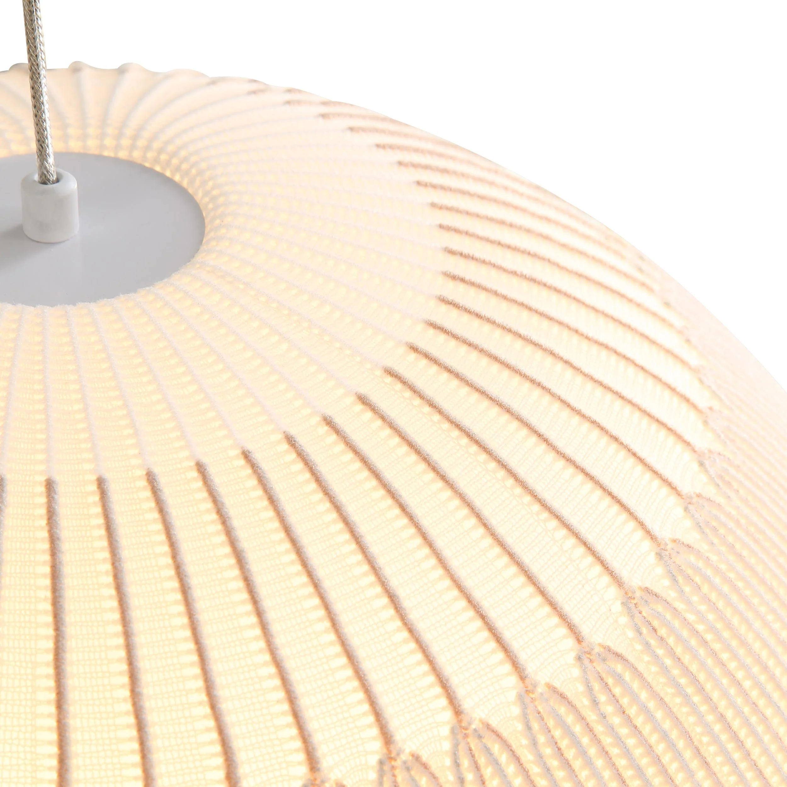 Tela Integrated LED 11in Pendant in Sand Yellow - Image 4