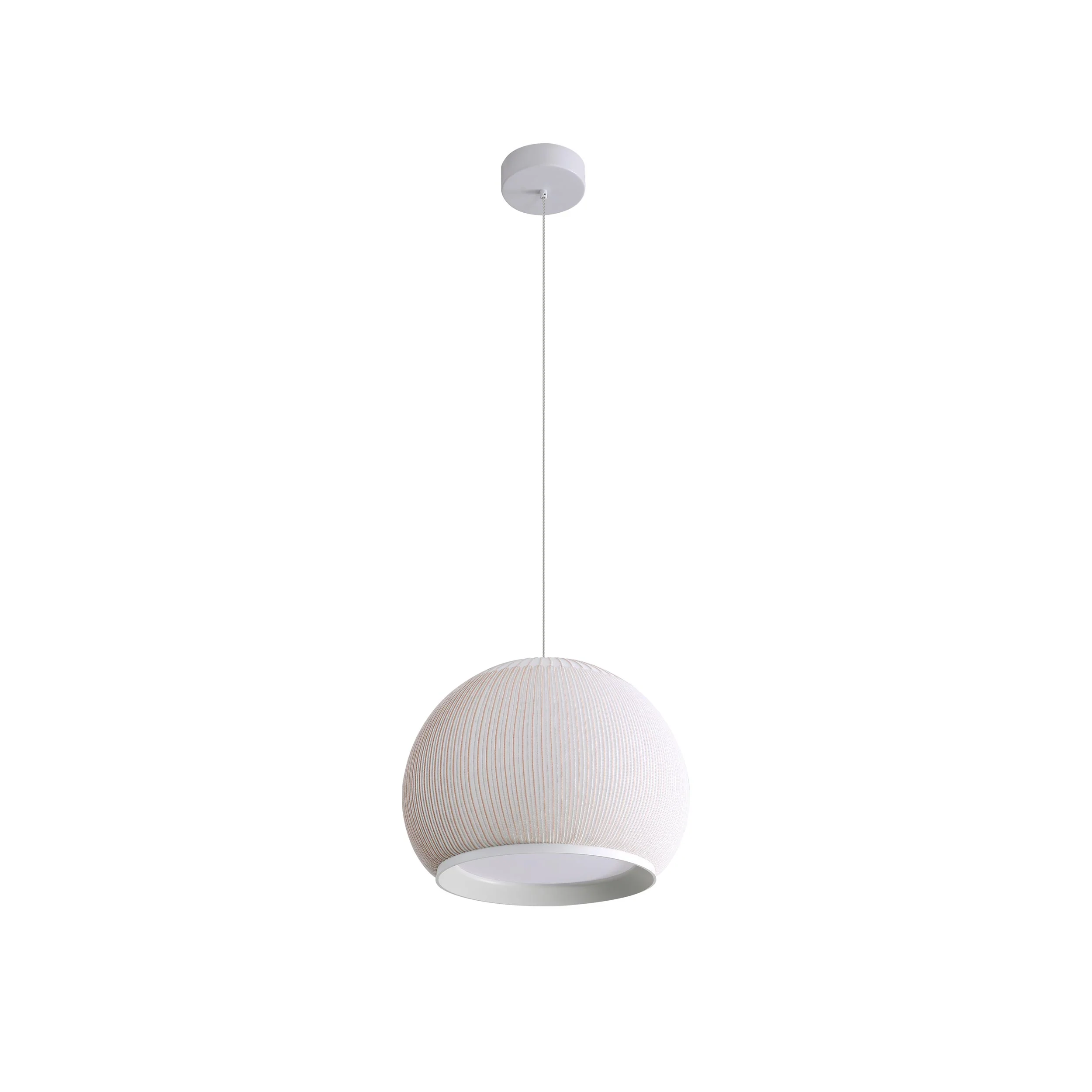 Tela Integrated LED 14in Pendant in Sand Yellow - Image 3