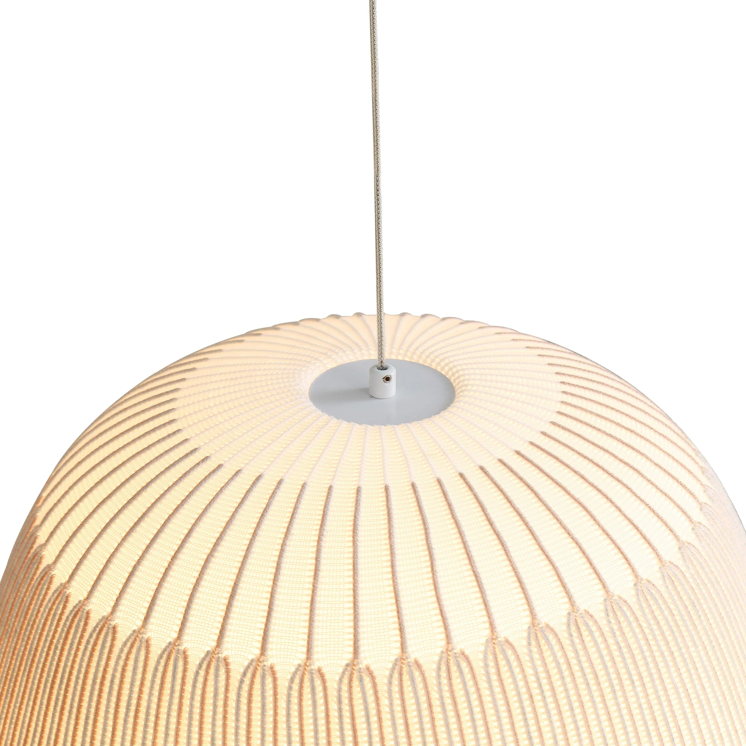 Tela Integrated LED 18in Pendant in Sand Yellow - Image 5