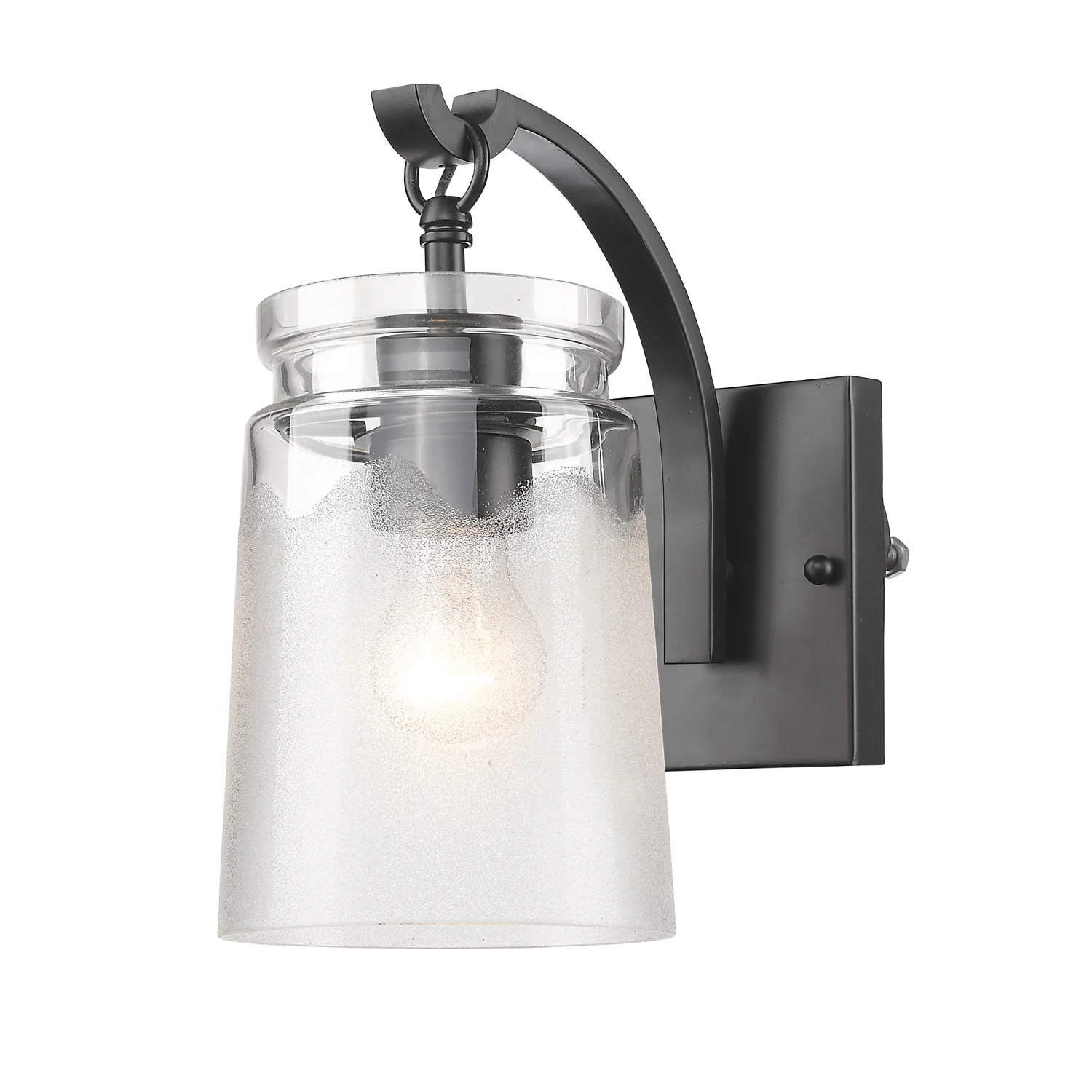 Travers 1-light Wall Sconce in Matte Black