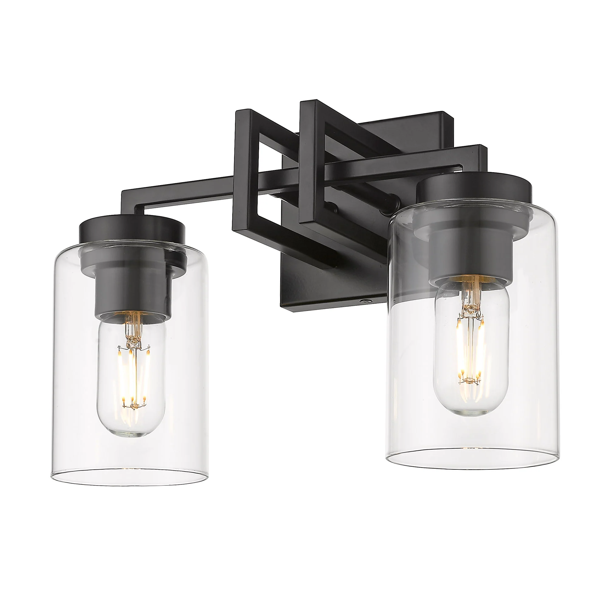 Tribeca 2-light Vanity in Matte Black - Image 4