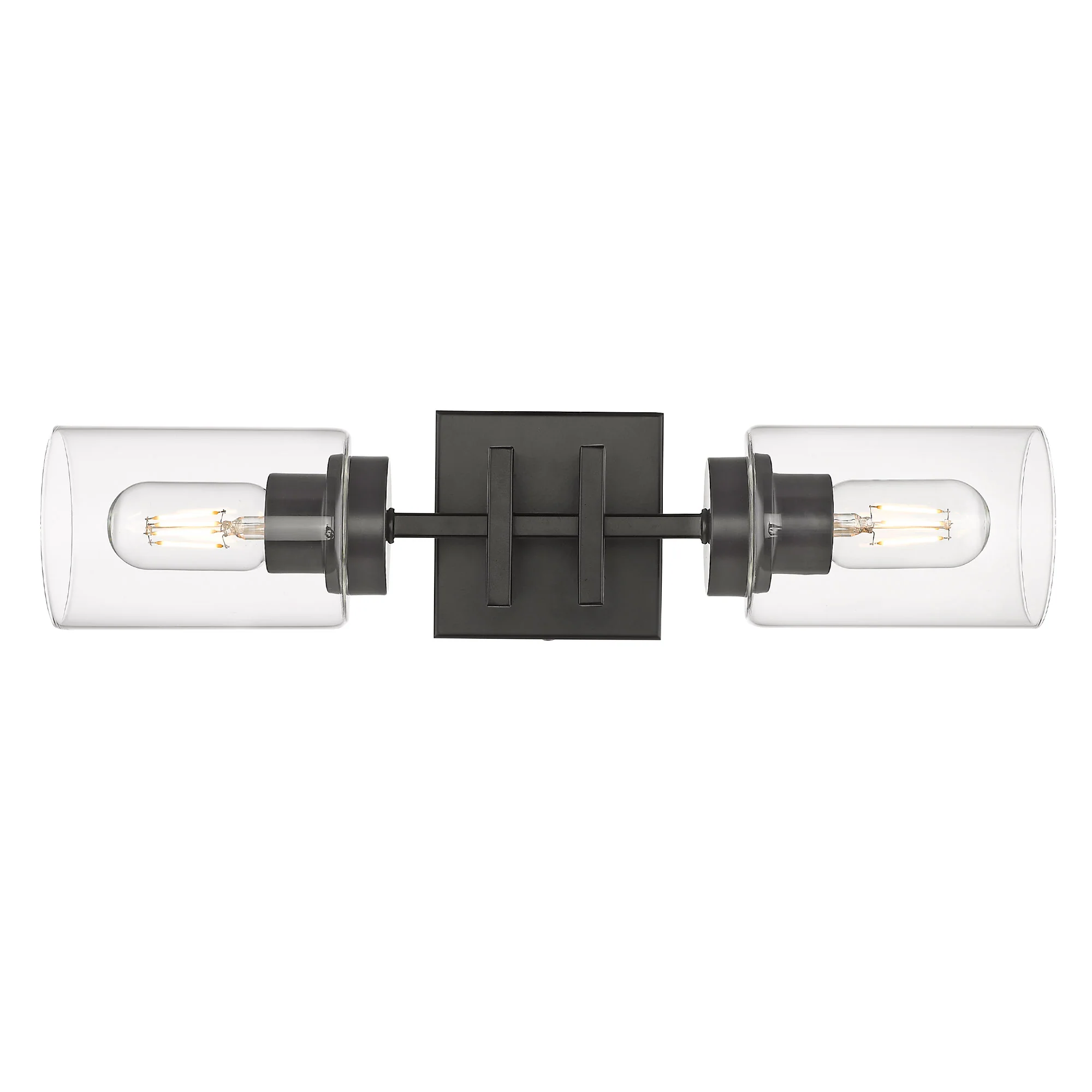 Tribeca 2-light Wall Sconce in Matte Black - Image 2