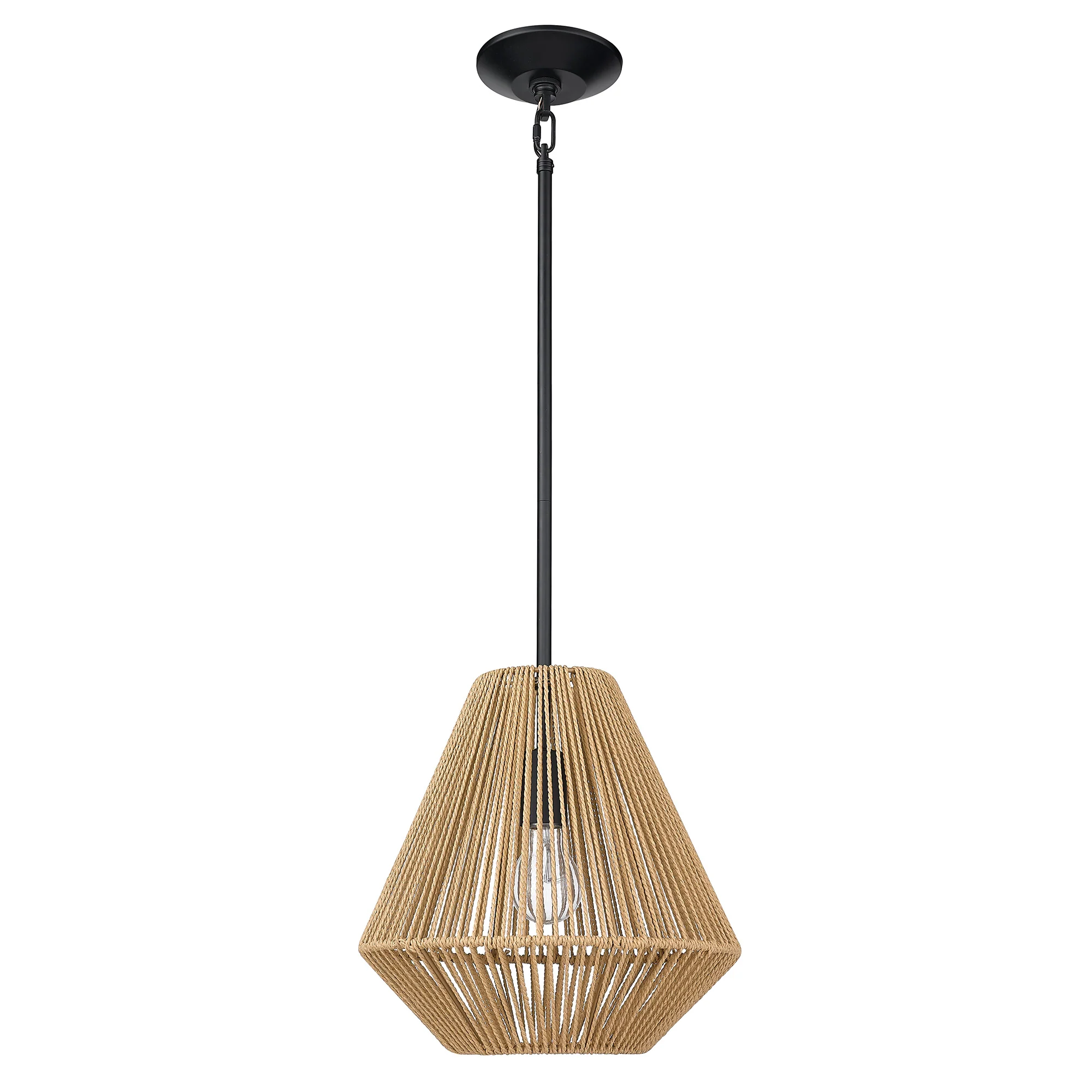 Valentina 1-light Pendant in Matte Black - Image 2