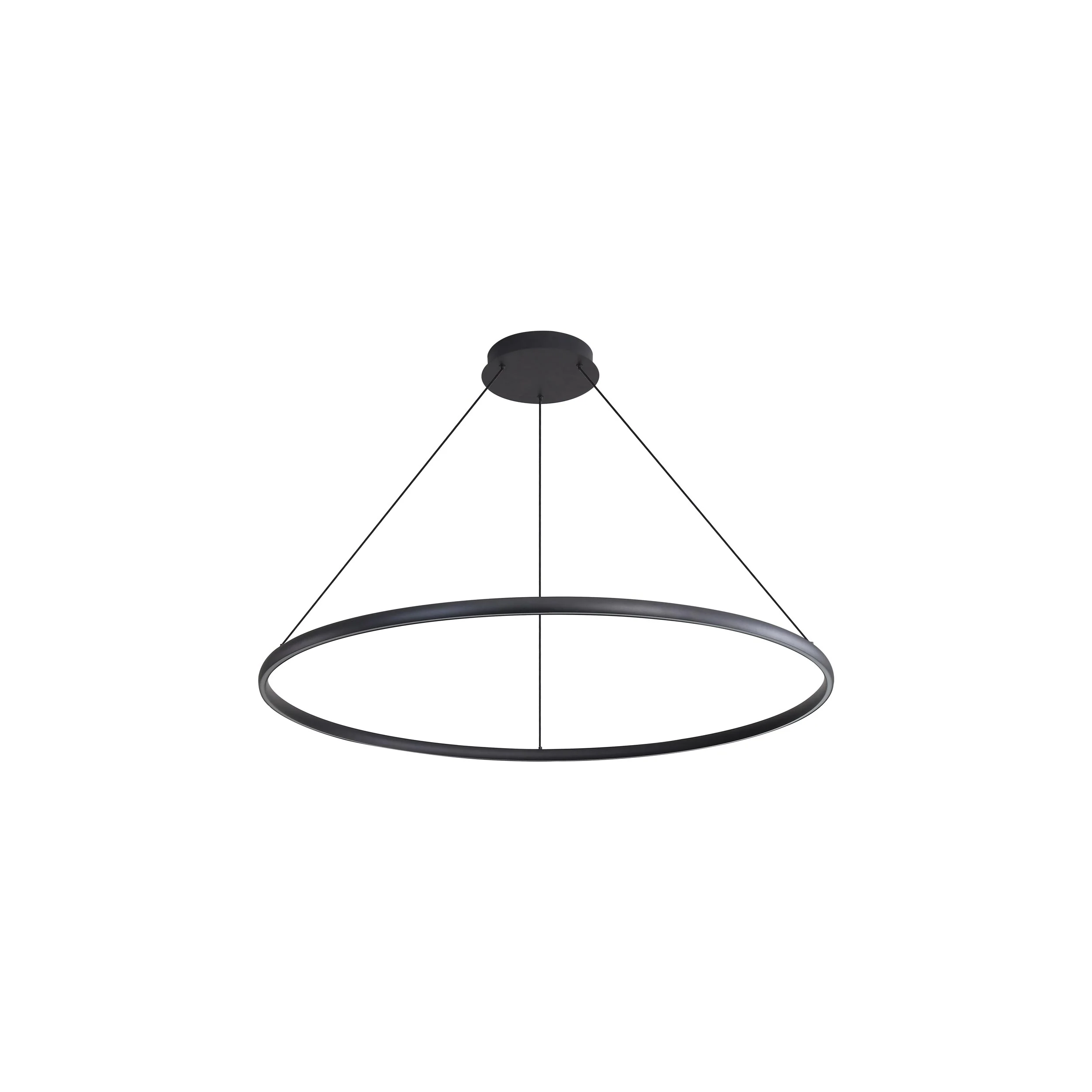 Veritas 35" Bi-directional LED Chandelier in Sand Black - Image 2
