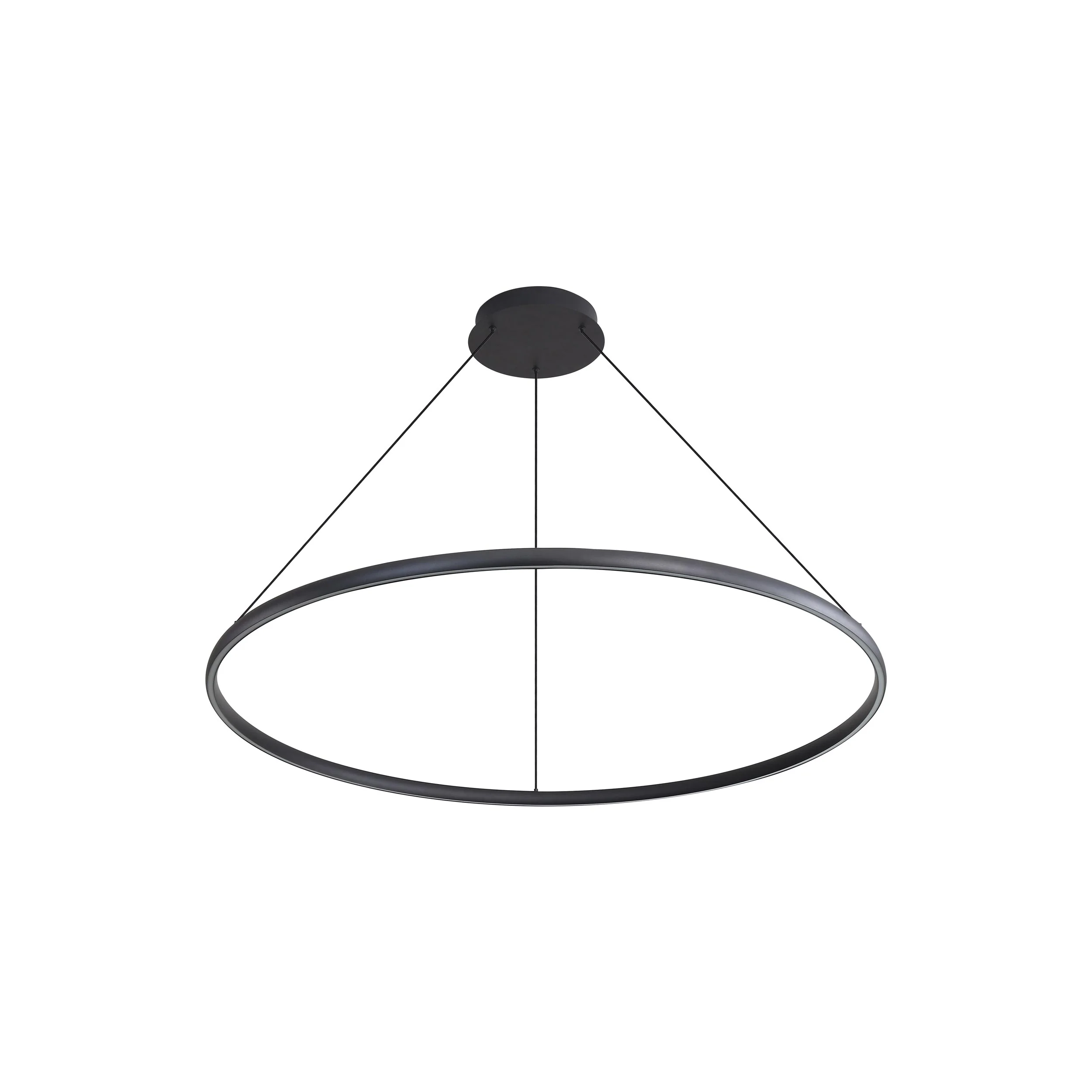 Veritas 47" Bi-directional LED Chandelier in Sand Black - Image 2