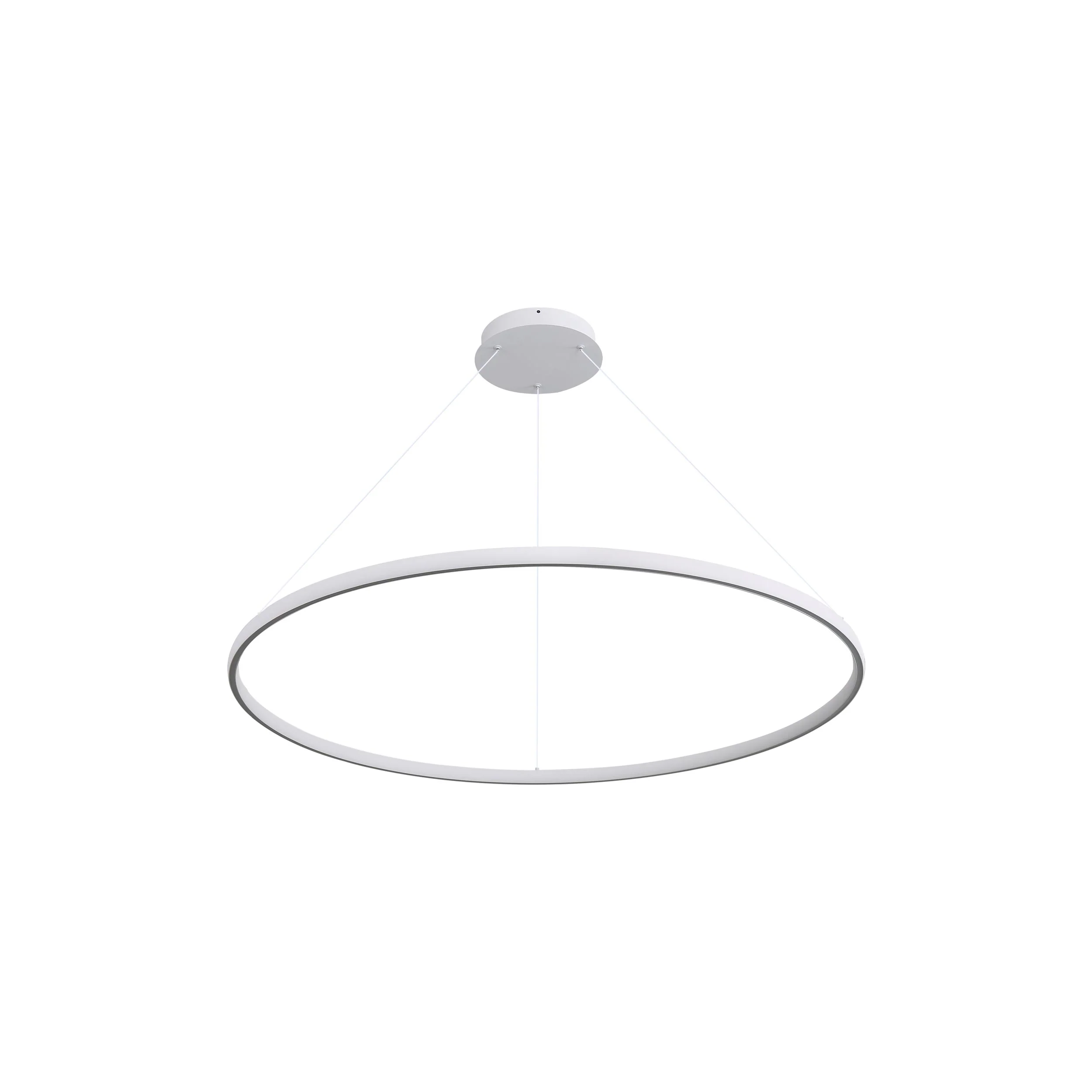 Veritas 47" Bi-directional LED Chandelier in Sand White - Image 2